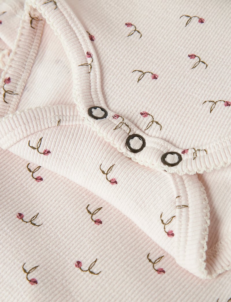 Lil'Atelier - NBFGAGO KIE LS BODY DRESS LIL - langärmelige babykleider - almost mauve - 2