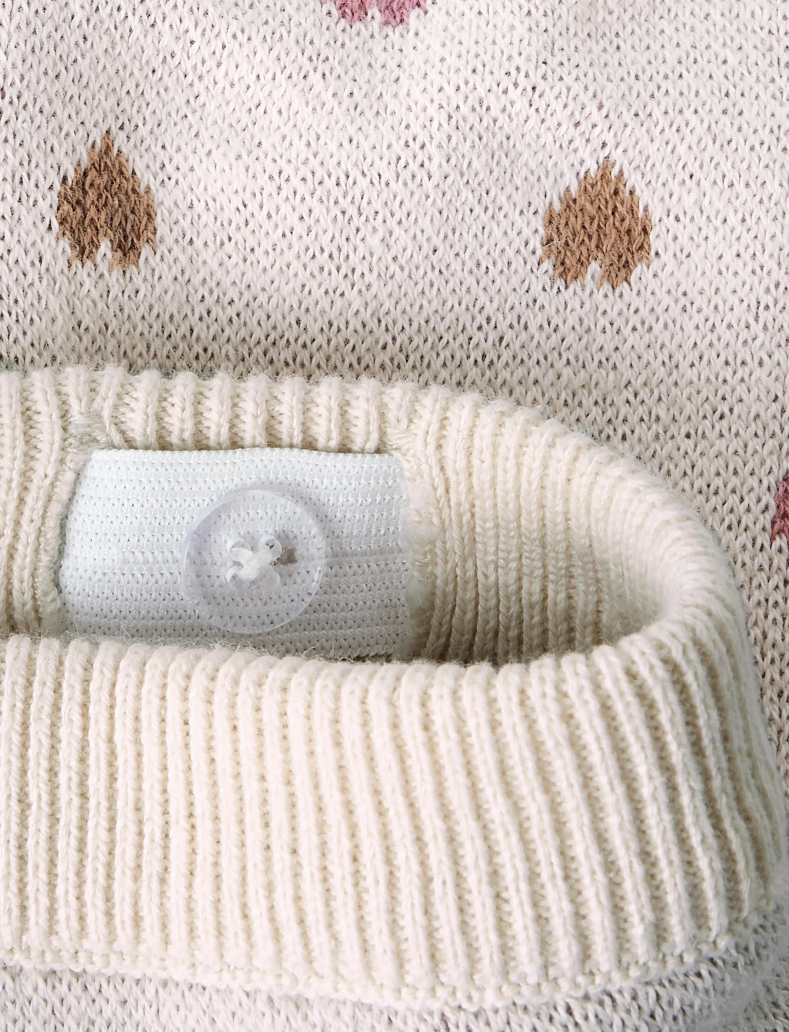 Lil'Atelier - NBFSARAN KNIT PANT HEART LIL - turtledove - 3