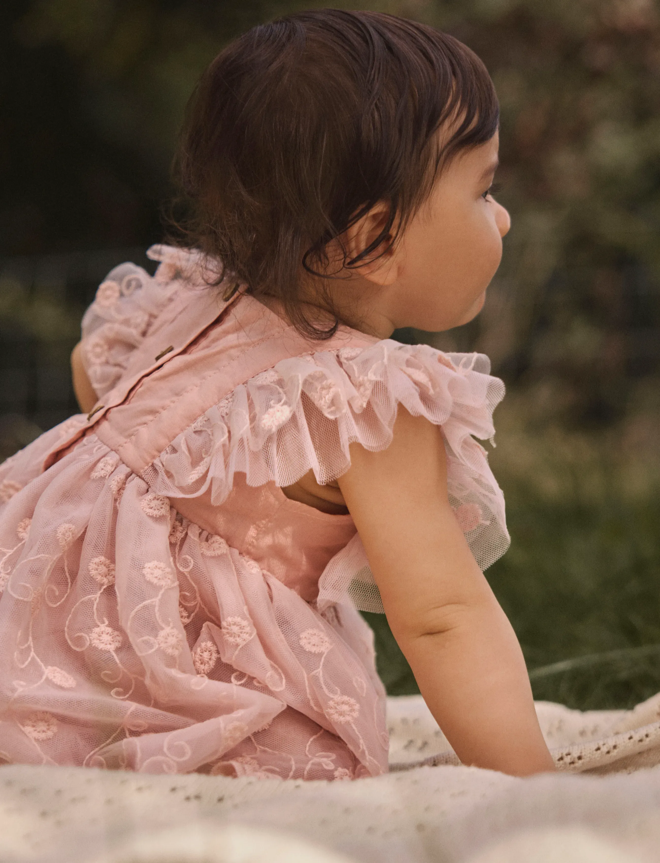 Lil'Atelier - NBFFEYA SL TULLE BODY DRESS LIL - kortærmede heldragter - peach whip - 2