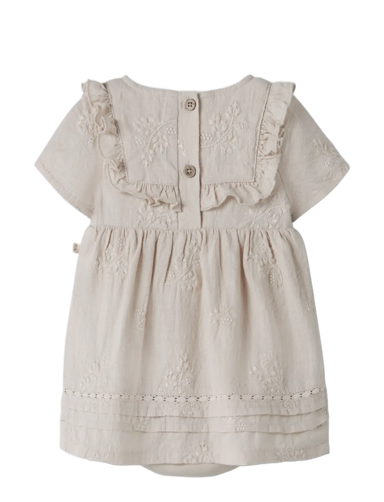 Lil'Atelier - NBFFERONIA SS LOOSE BODY DRESS LIL - robes pour bébés à manches courtes - pumice stone - 1