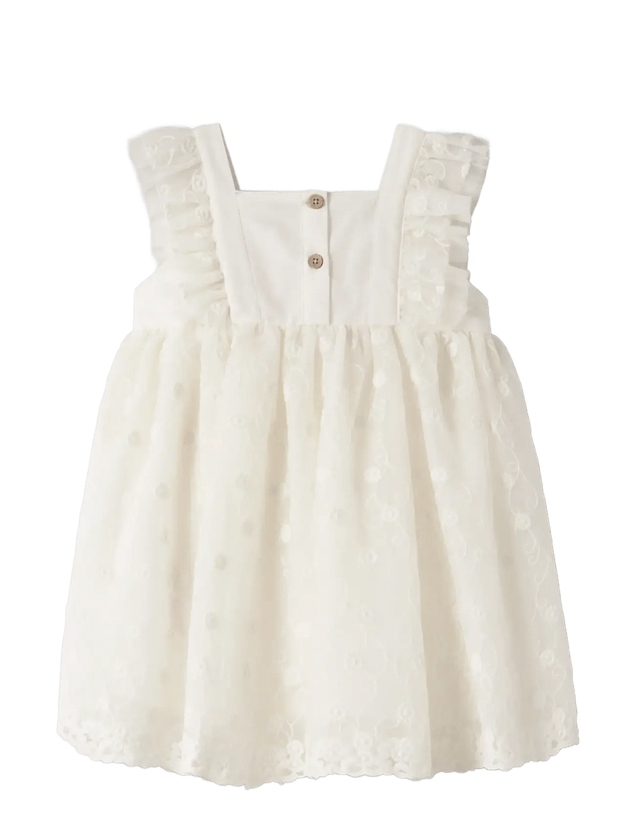 Lil'Atelier - NMFFEYA SL TULLE DRESS LIL - partykleider - coconut milk - 1
