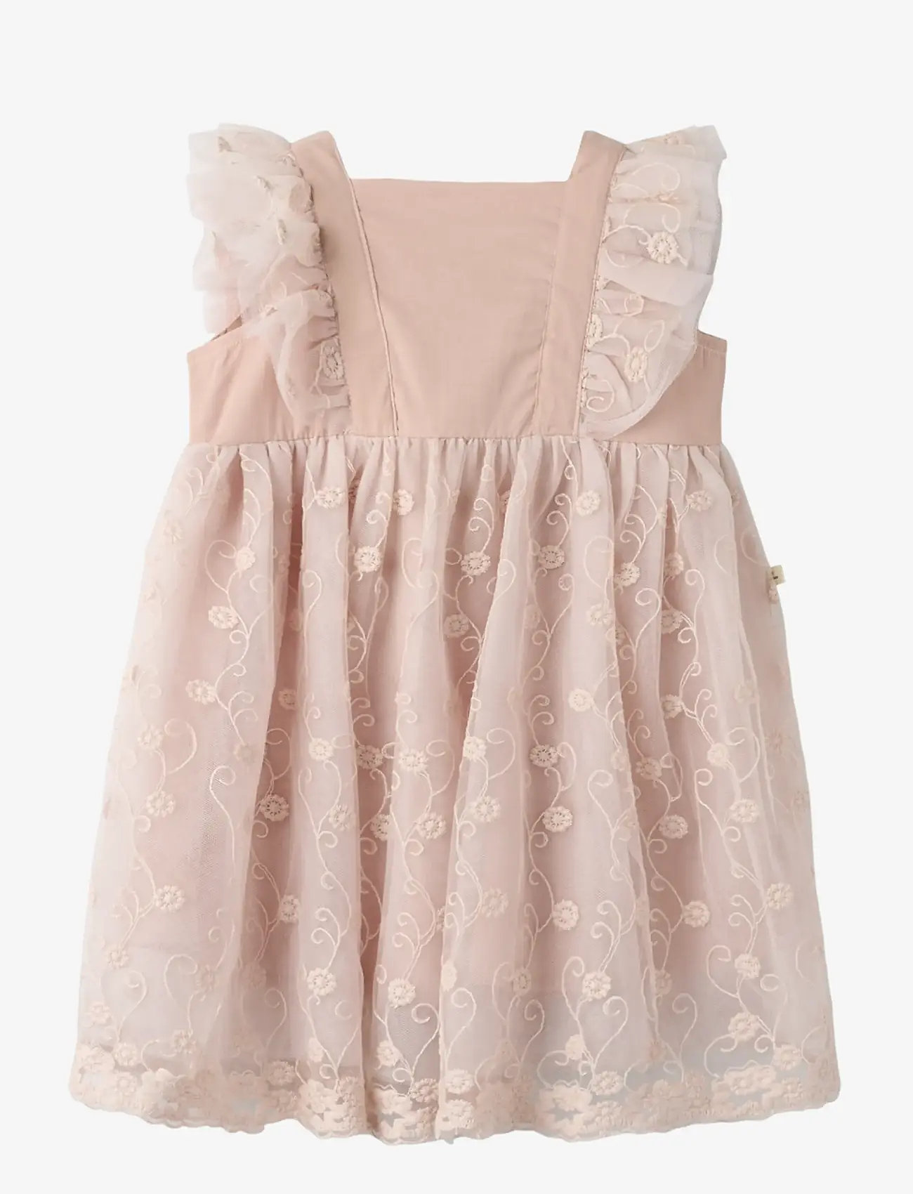 Lil'Atelier - NMFFEYA SL TULLE DRESS LIL - peokleidid - peach whip - 0