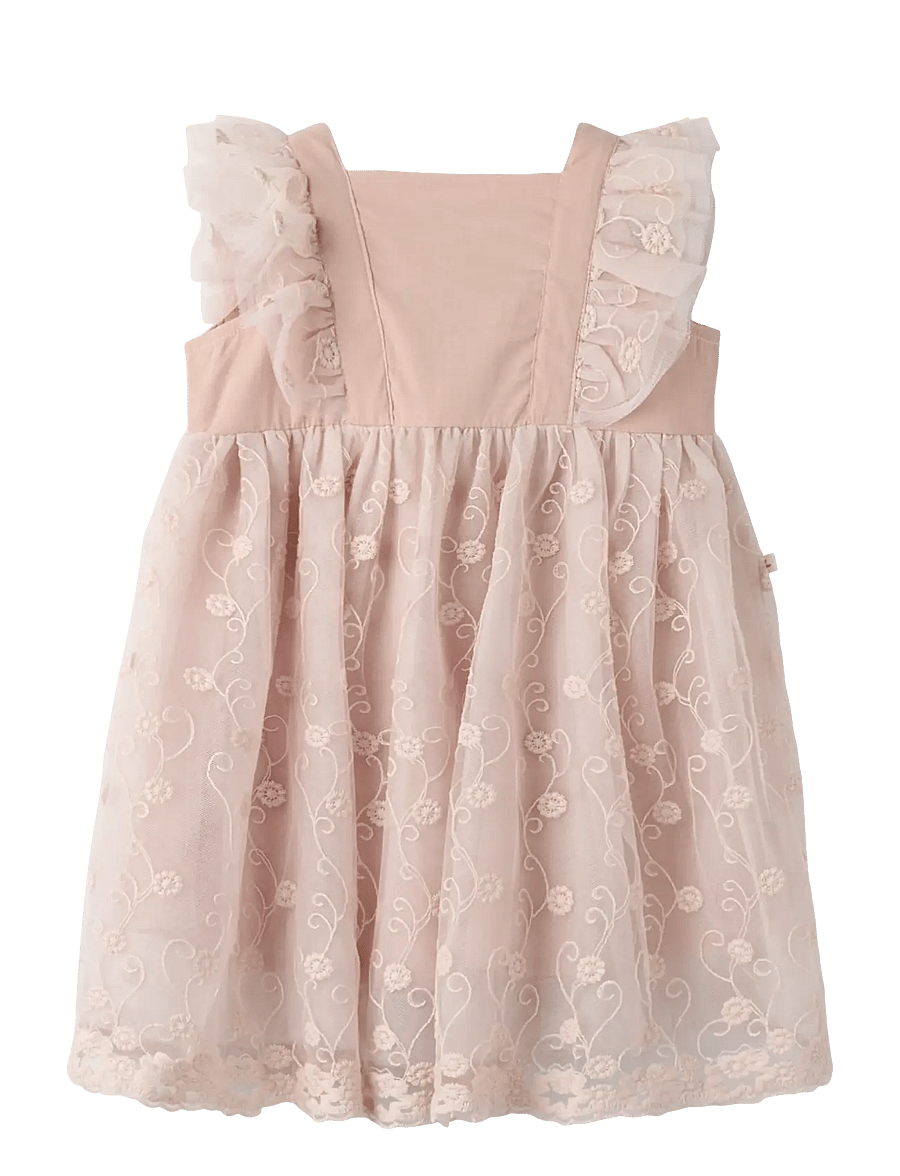 Lil'Atelier - NMFFEYA SL TULLE DRESS LIL - partykleider - peach whip - 0