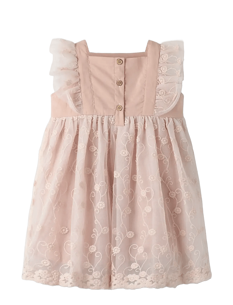 Lil'Atelier - NMFFEYA SL TULLE DRESS LIL - peokleidid - peach whip - 1