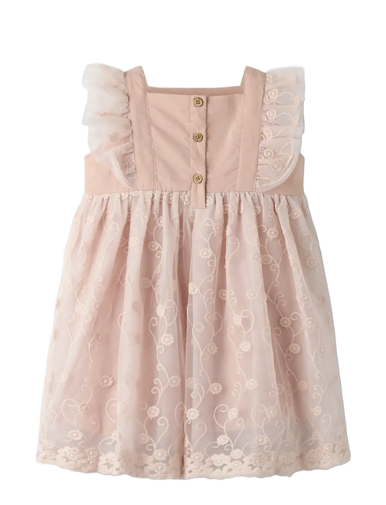 Lil'Atelier - NMFFEYA SL TULLE DRESS LIL - partykleider - peach whip - 1