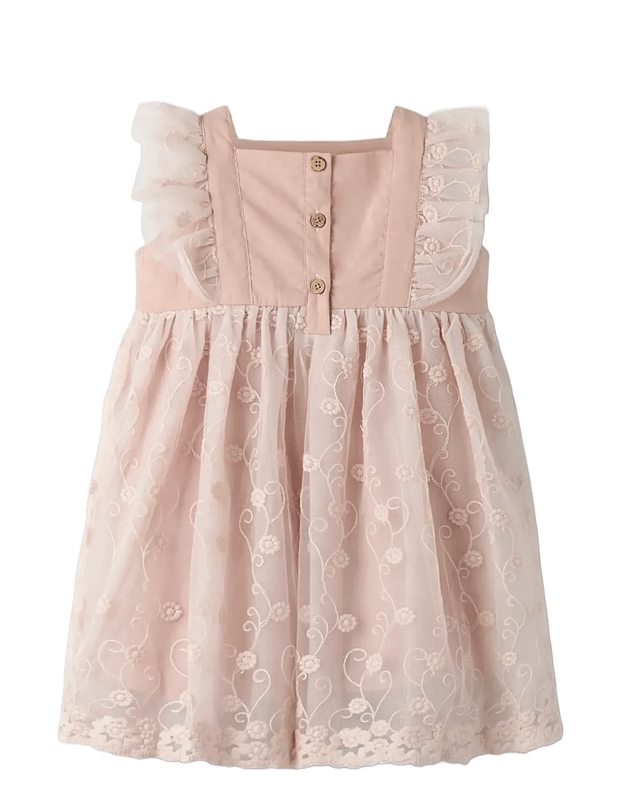 Lil'Atelier - NMFFEYA SL TULLE DRESS LIL - partykleider - peach whip - 1