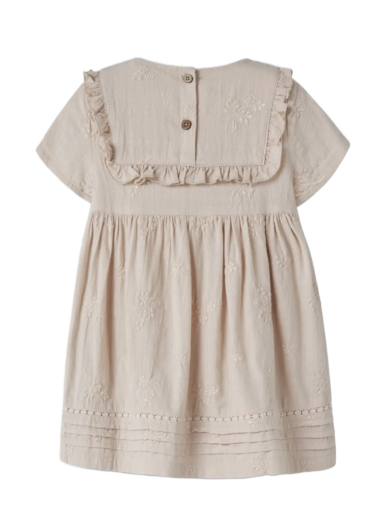 Lil'Atelier - NMFFERONIA SS LOOSE DRESS LIL - lühikeste varrukatega vabaaja kleidid - pumice stone - 1
