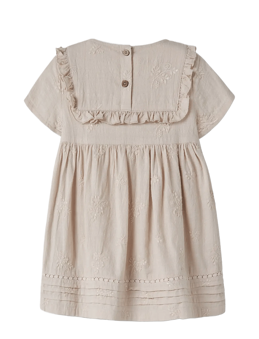 Lil'Atelier - NMFFERONIA SS LOOSE DRESS LIL - kurzärmelige freizeitkleider - pumice stone - 1