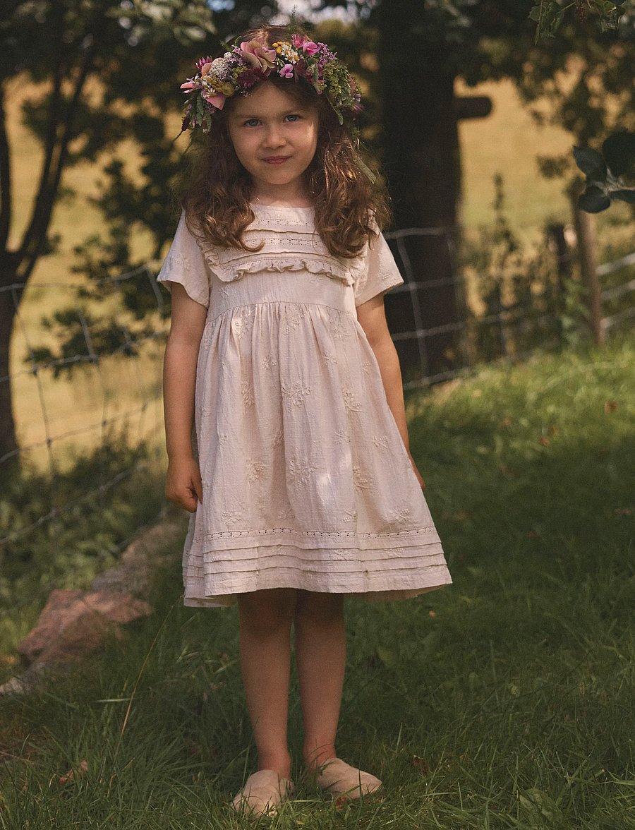 Lil'Atelier - NMFFERONIA SS LOOSE DRESS LIL - kurzärmelige freizeitkleider - pumice stone - 2