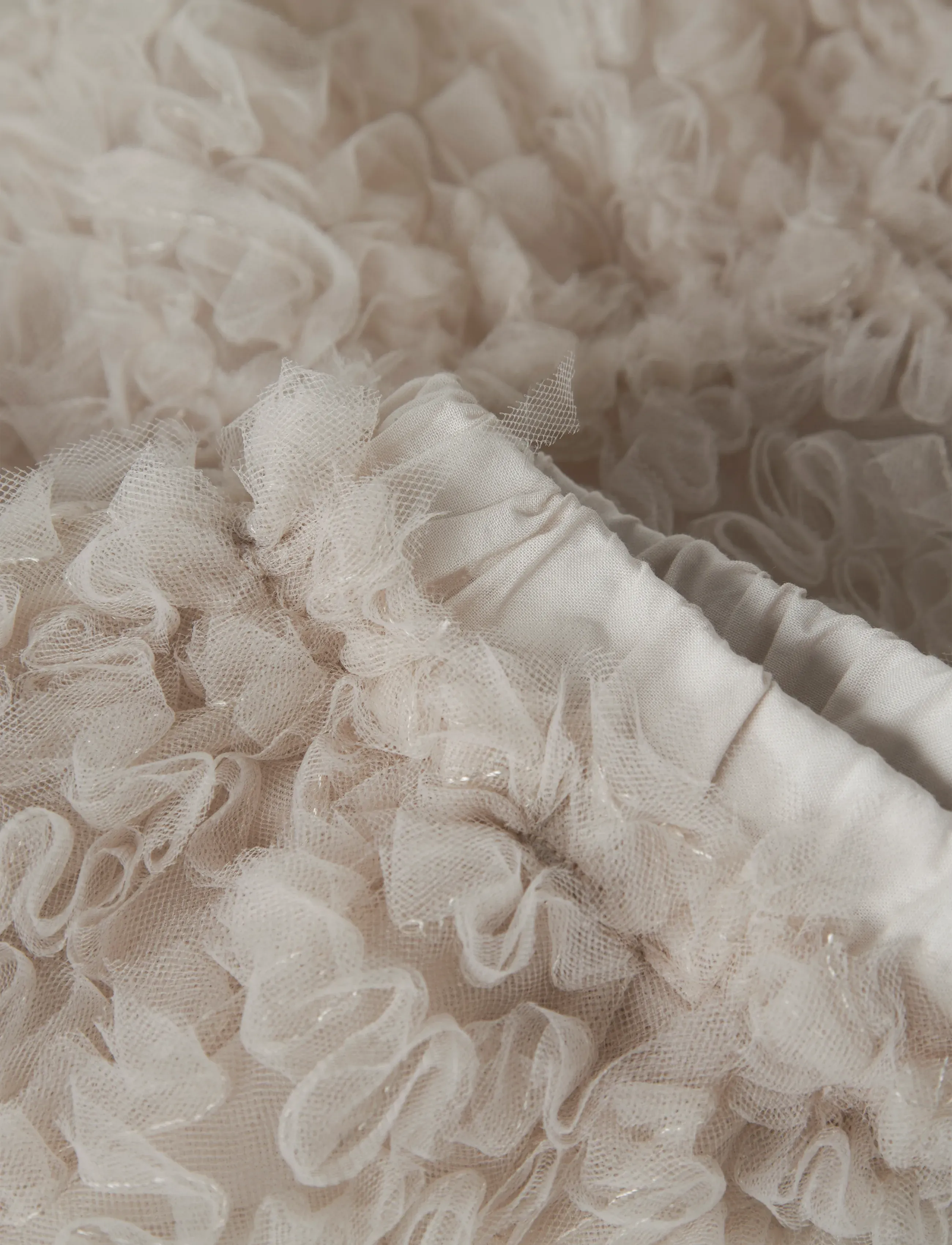 Lil'Atelier - NMFFAUNA TULLE SKIRT LIL - tylnederdel - pumice stone - 4