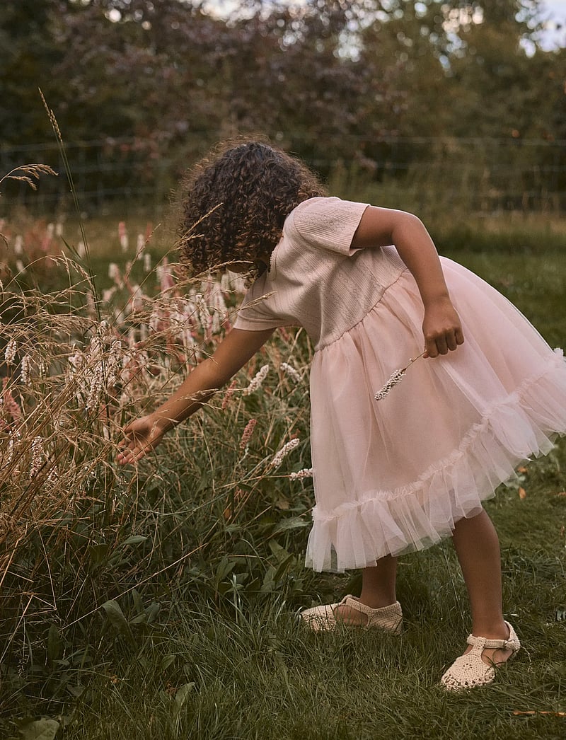 Lil'Atelier - NMFFANELLA SS TULLE DRESS LIL - kurzärmelige babykleider - peach whip - 3