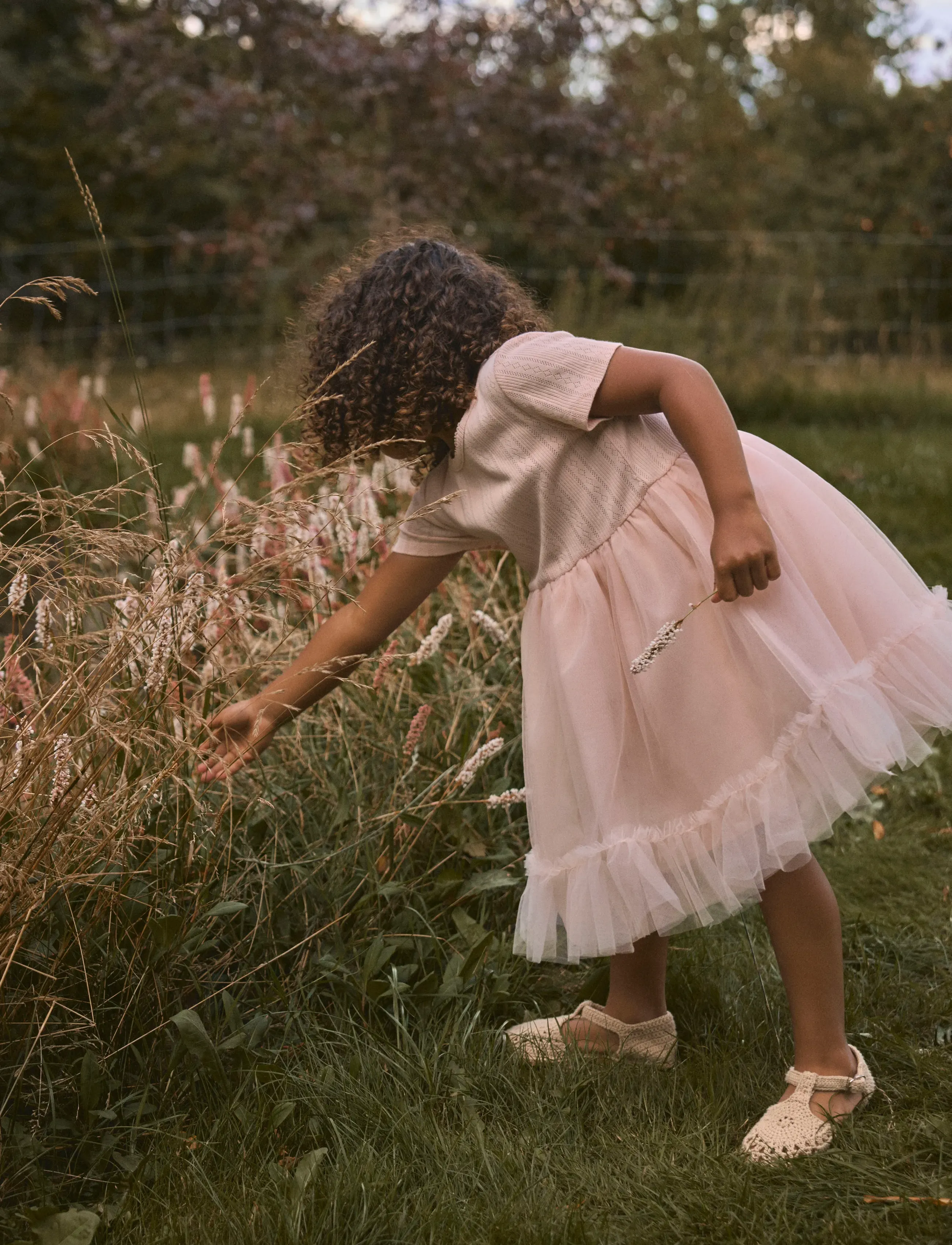 Lil'Atelier - NMFFANELLA SS TULLE DRESS LIL - kortärmade babyklänningar - peach whip - 3