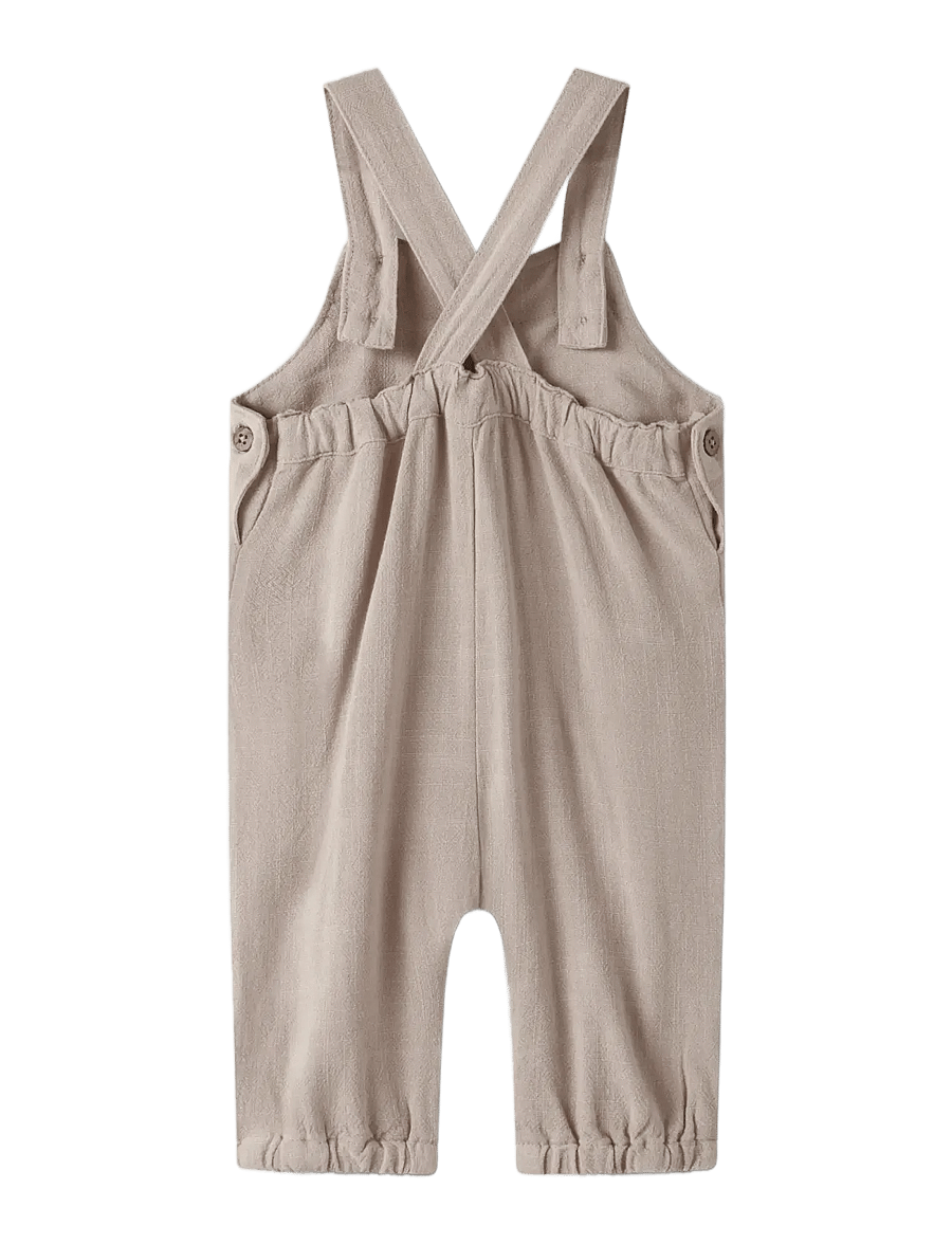 Lil'Atelier - NBMFREDDIE LOOSE OVERALL LIL - jumpsuits - feather gray - 1