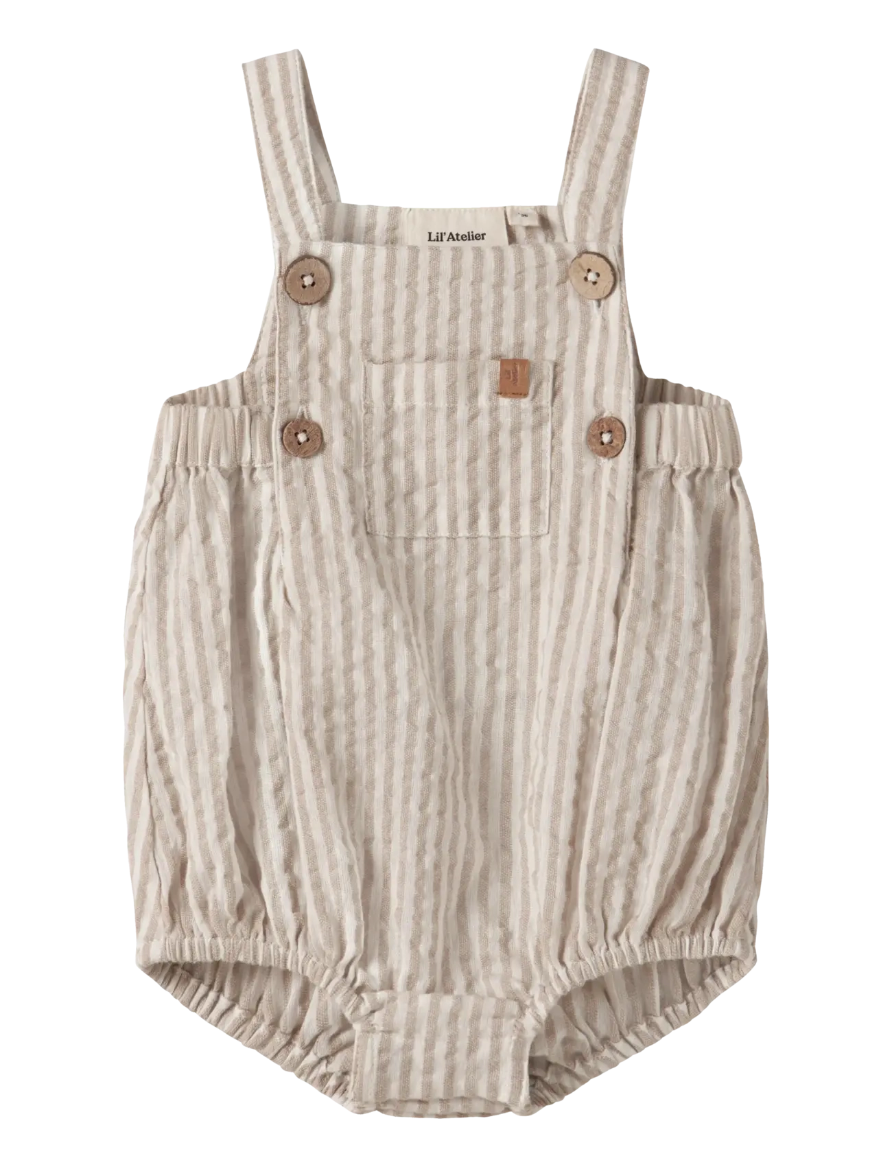 Lil'Atelier NBMFAUSTO LOOSE ROMBER LIL - Bodysuits - COCONUT MILK / beige