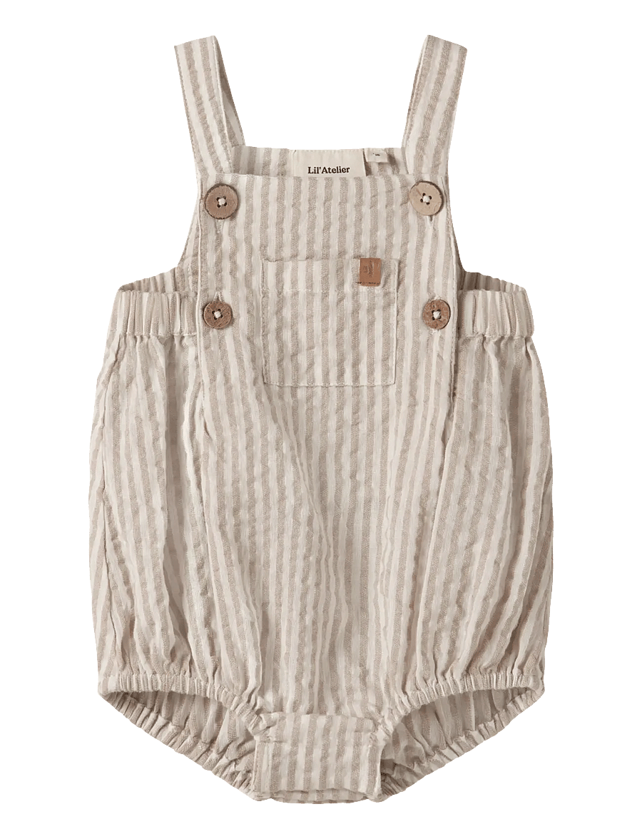 Lil'Atelier - NBMFAUSTO LOOSE ROMBER LIL - kurzärmelig - coconut milk - 1