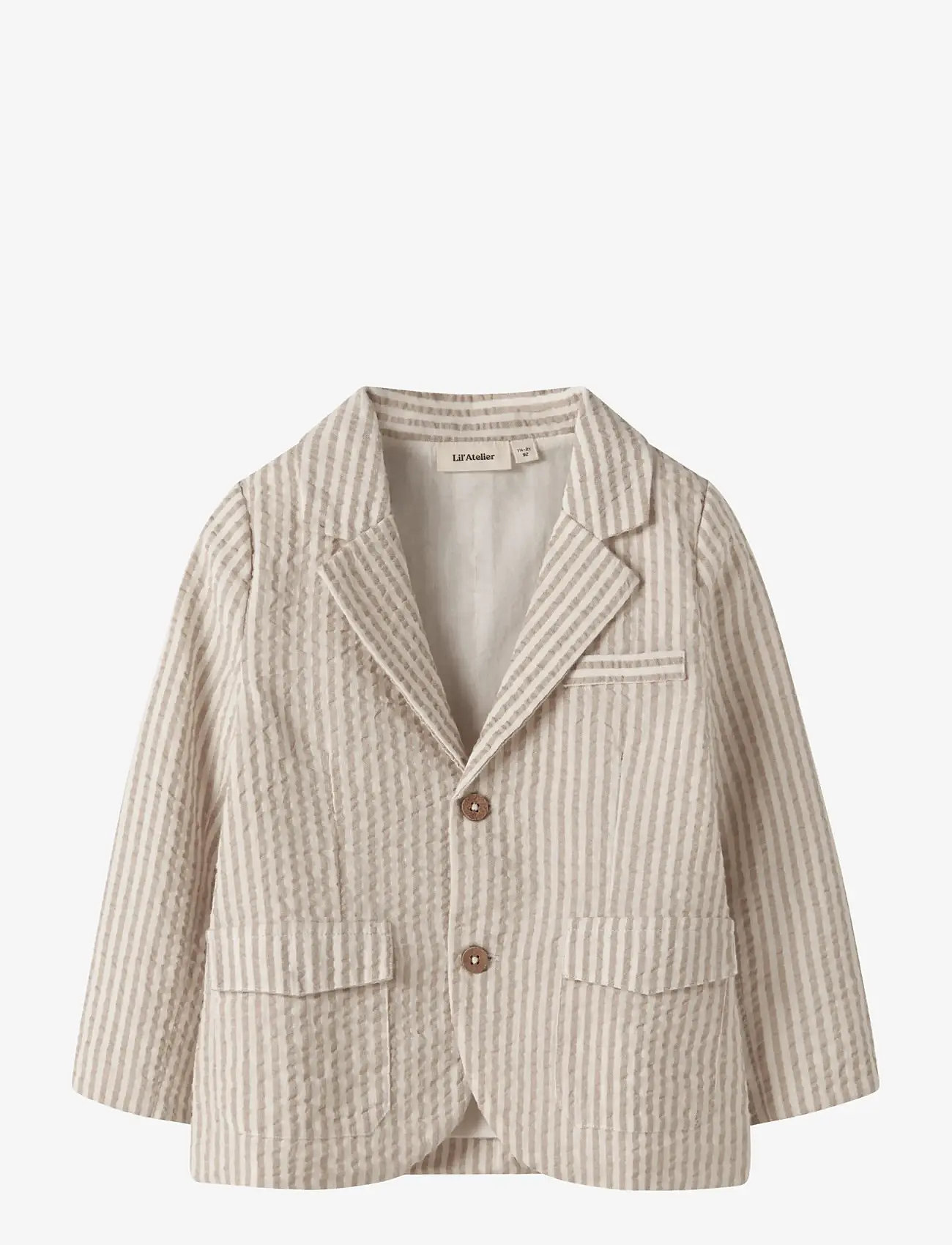 Lil'Atelier - NMMFAUSTO LS BLAZER LIL - blazere - coconut milk - 0