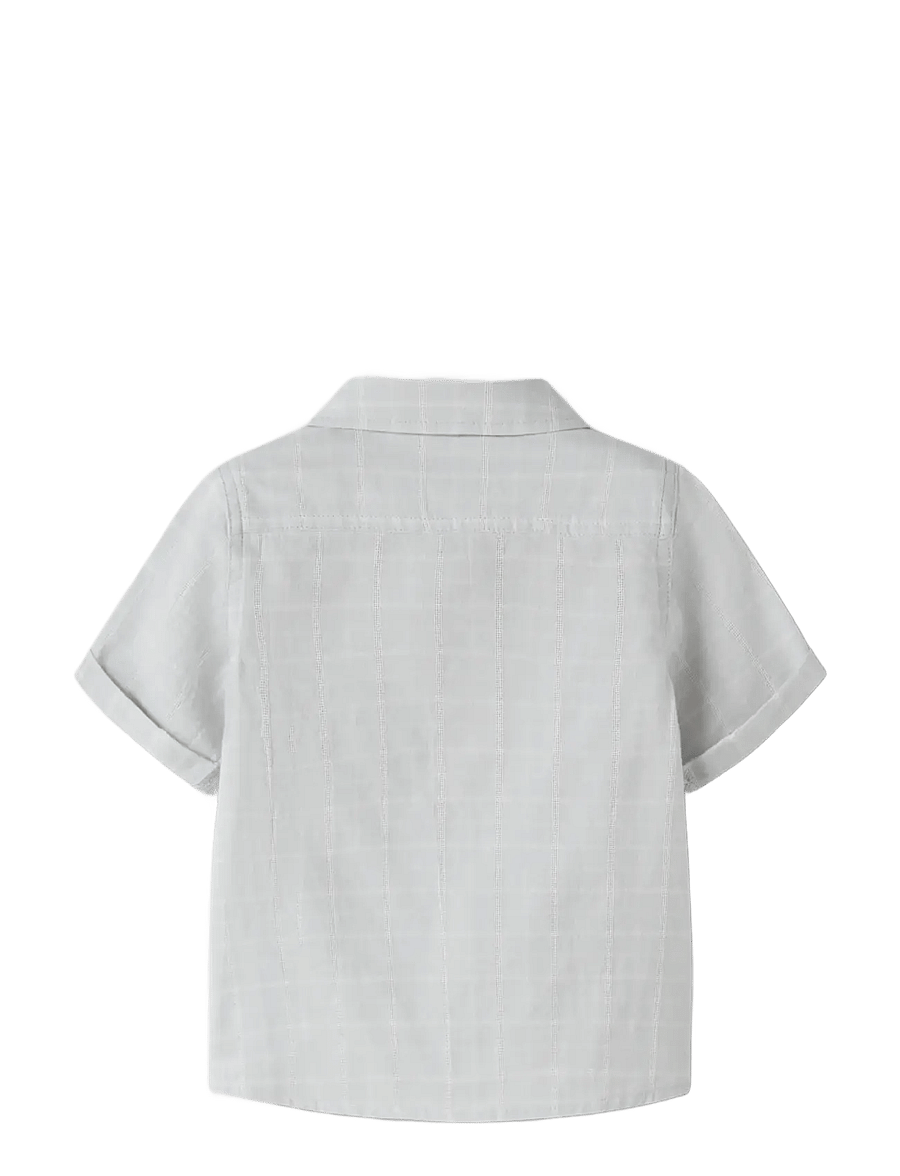 Lil'Atelier - NMMFLORENTIN SS SHIRT LIL - chemises à manches courtes - gray dawn - 1