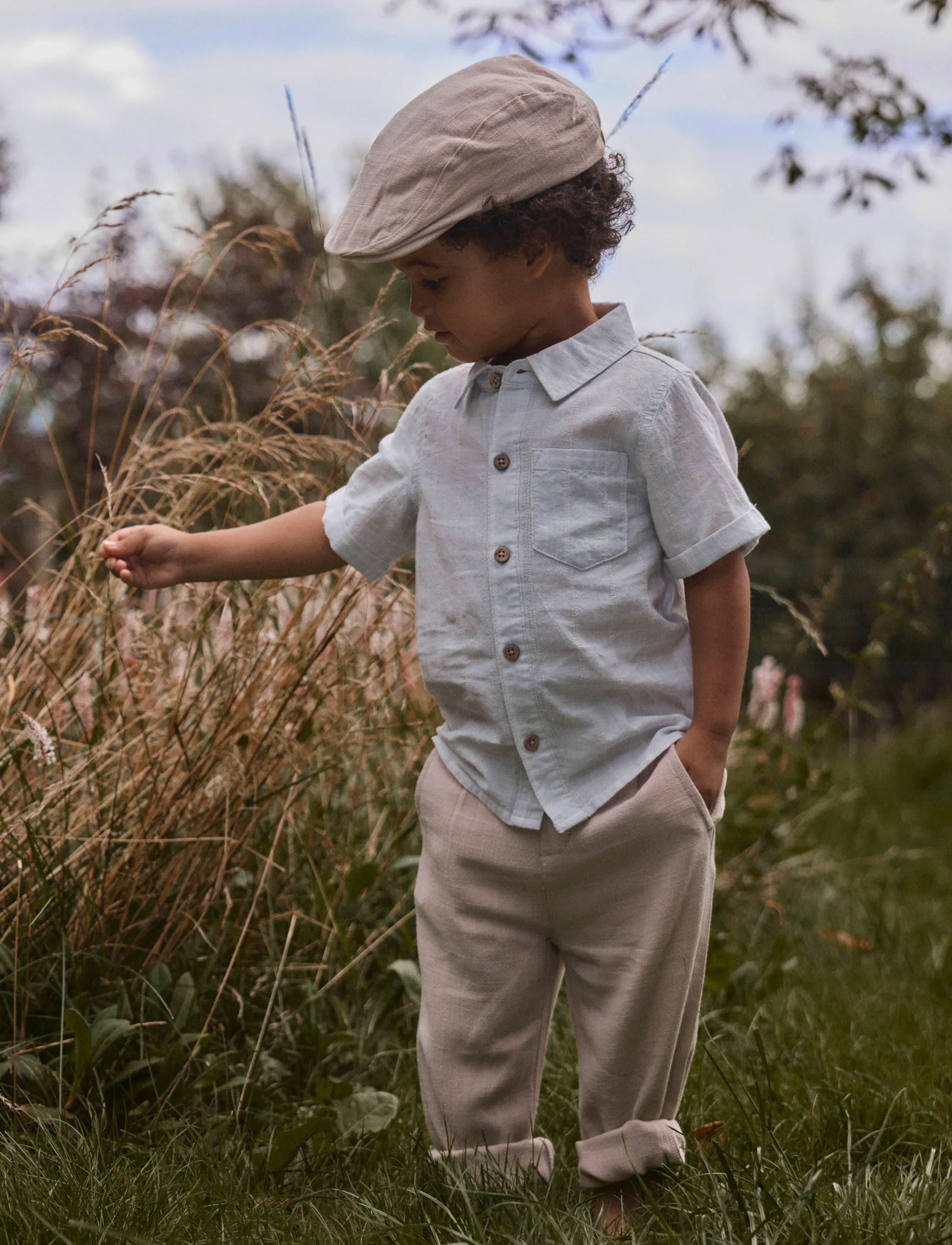 Lil'Atelier - NMMFLORENTIN SS SHIRT LIL - lühikeste varrukatega särgid - gray dawn - 2