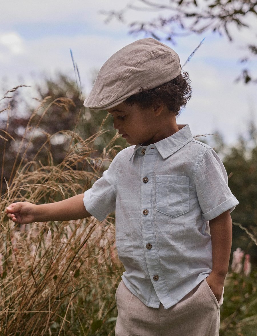 Lil'Atelier - NMMFLORENTIN SS SHIRT LIL - chemises à manches courtes - gray dawn - 3