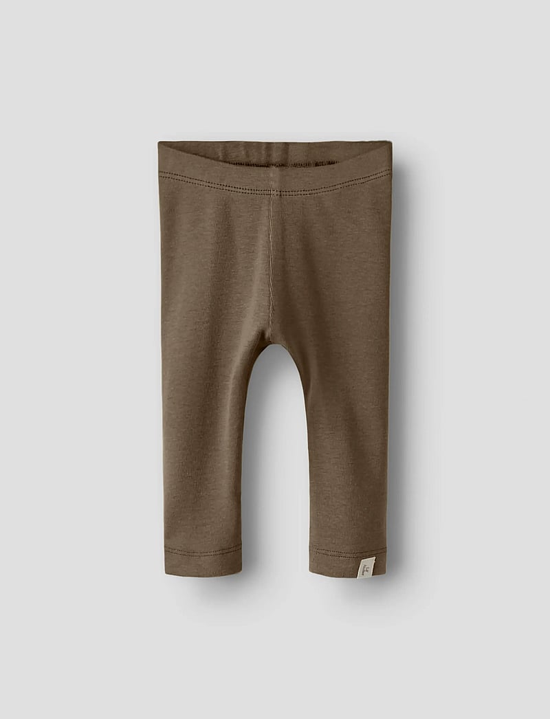 Lil'Atelier - NBNGAYO SLIM LEGGINGS LIL NOOS - leggings - shitake - 0