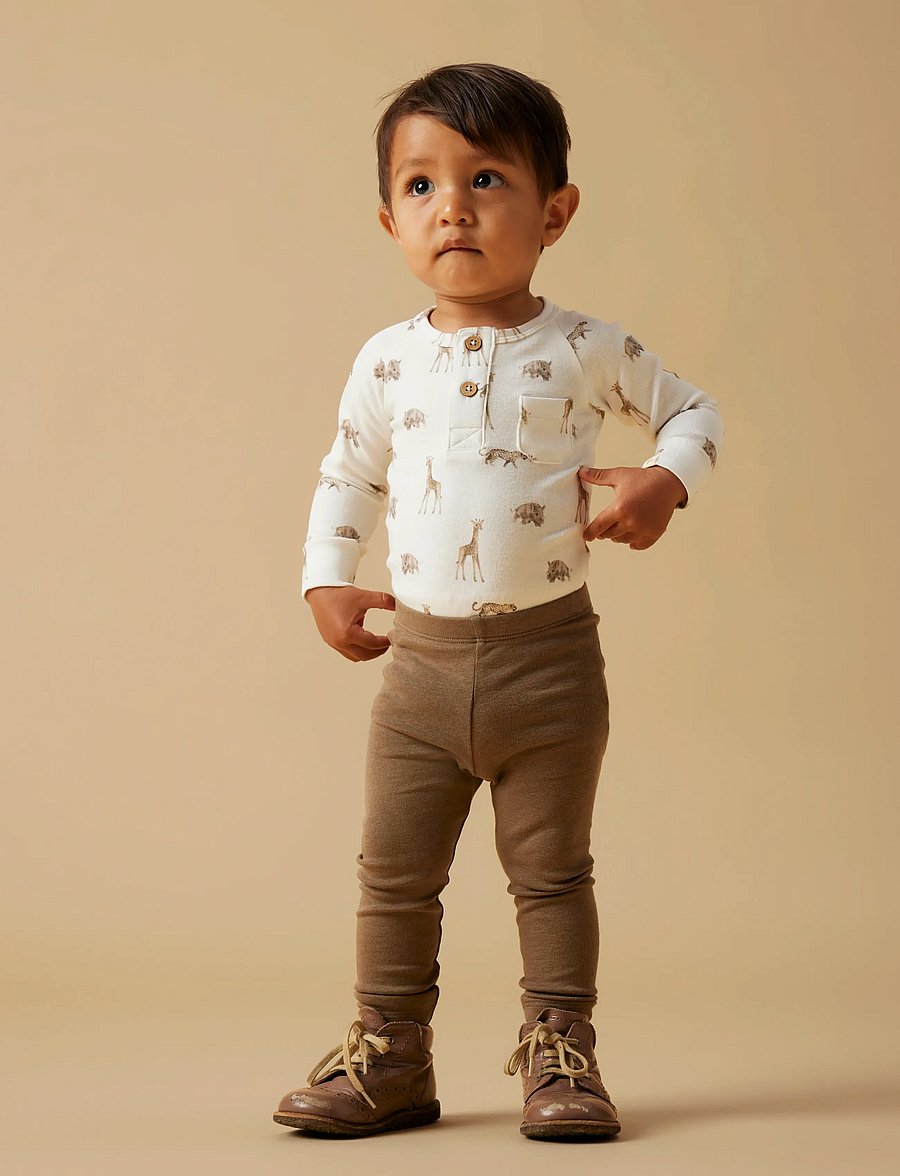 Lil'Atelier - NBNGAYO SLIM LEGGINGS LIL NOOS - leggings - shitake - 5