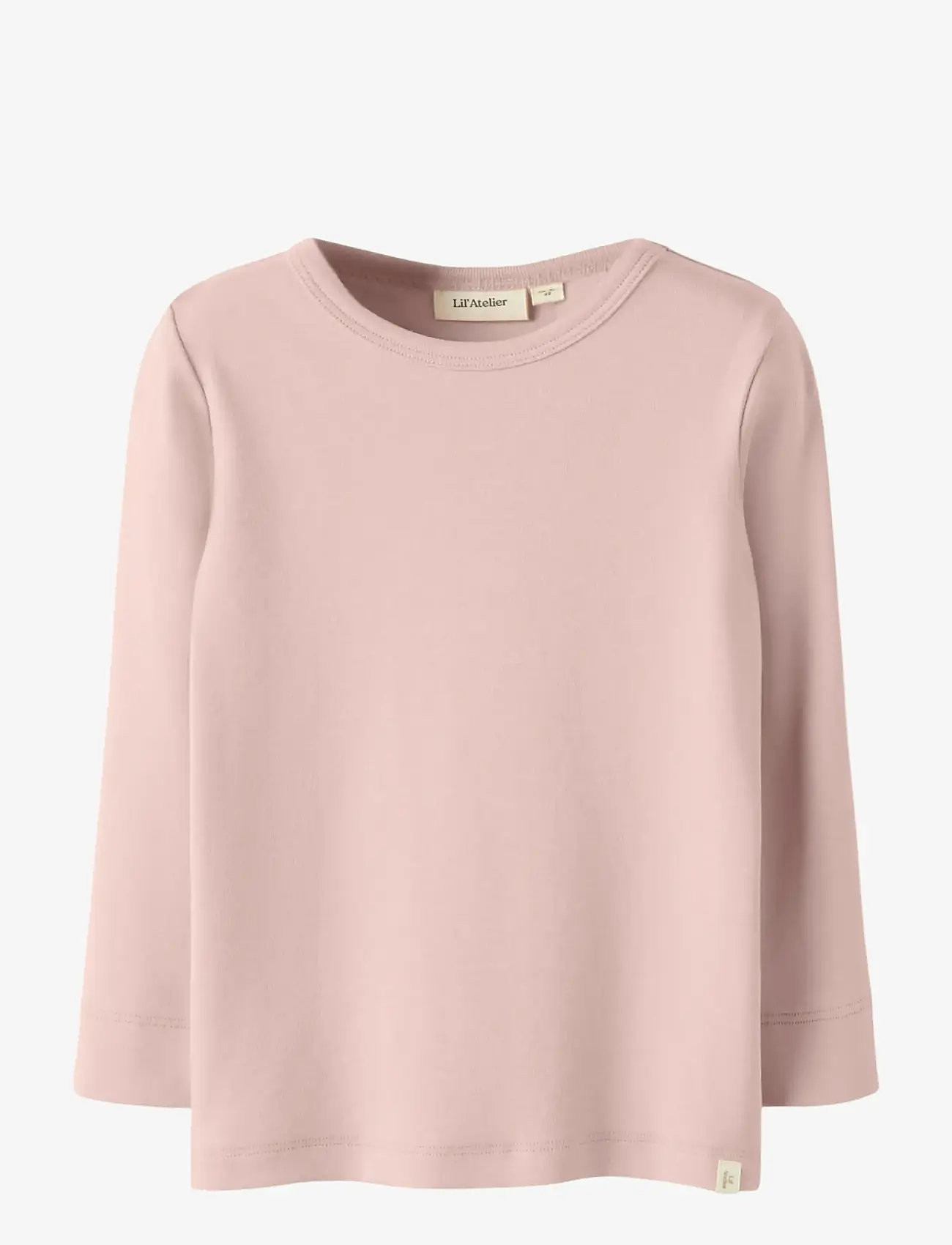 Lil'Atelier - NMNGAYO LS SLIM TOP LIL NOOS - t-shirts à manches longues - misty rose - 0