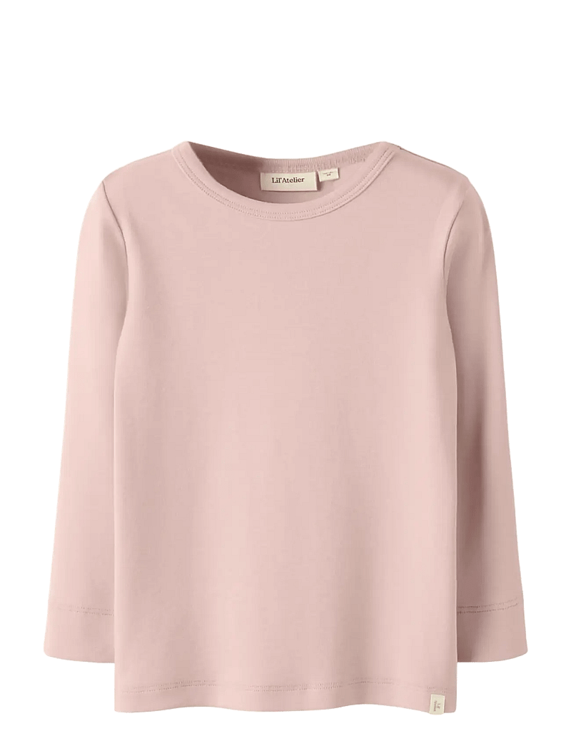 Lil'Atelier - NMNGAYO LS SLIM TOP LIL NOOS - t-shirts à manches longues - misty rose - 0