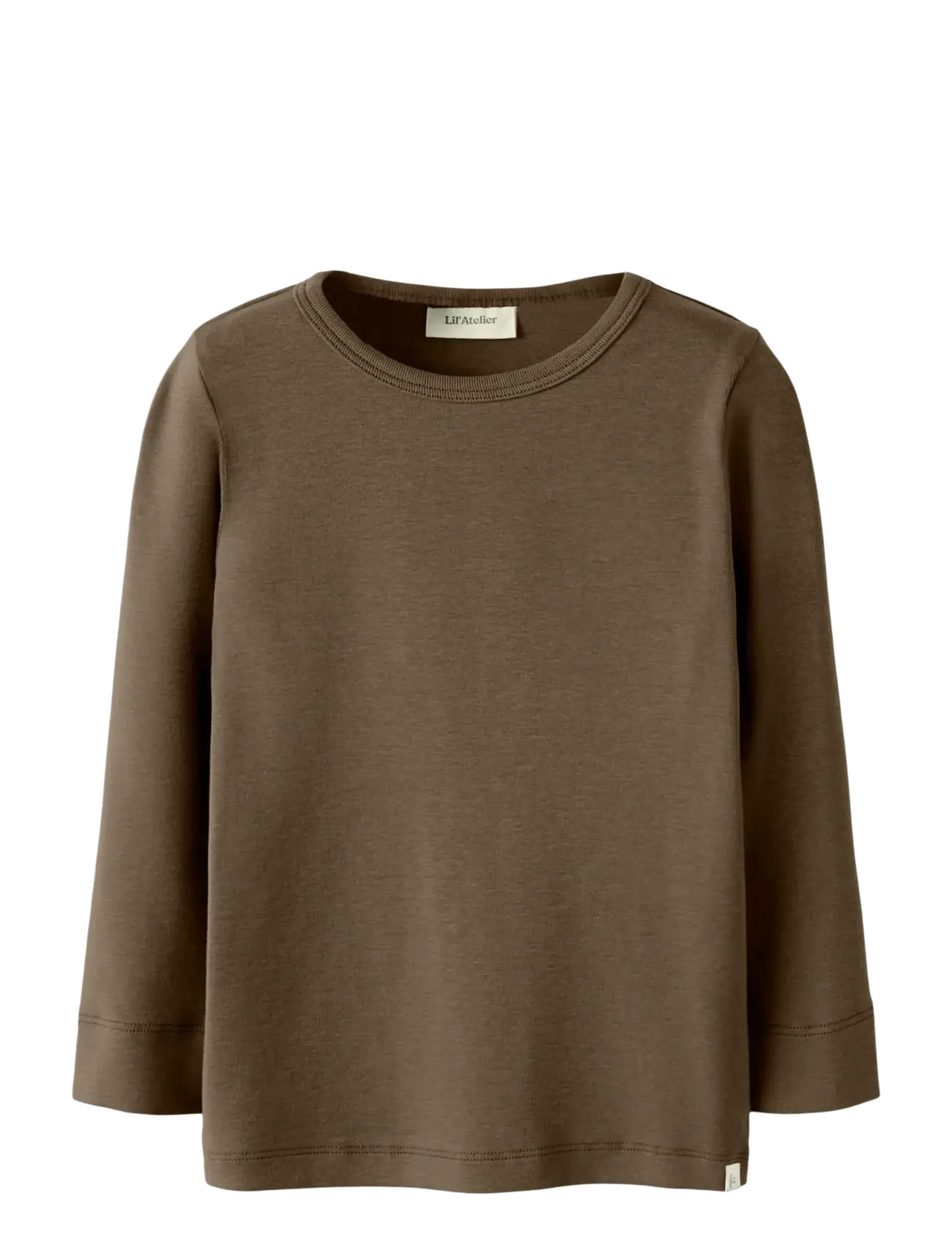 Lil'Atelier NMNGAYO LS SLIM TOP LIL NOOS - App deal - SHITAKE / brown
