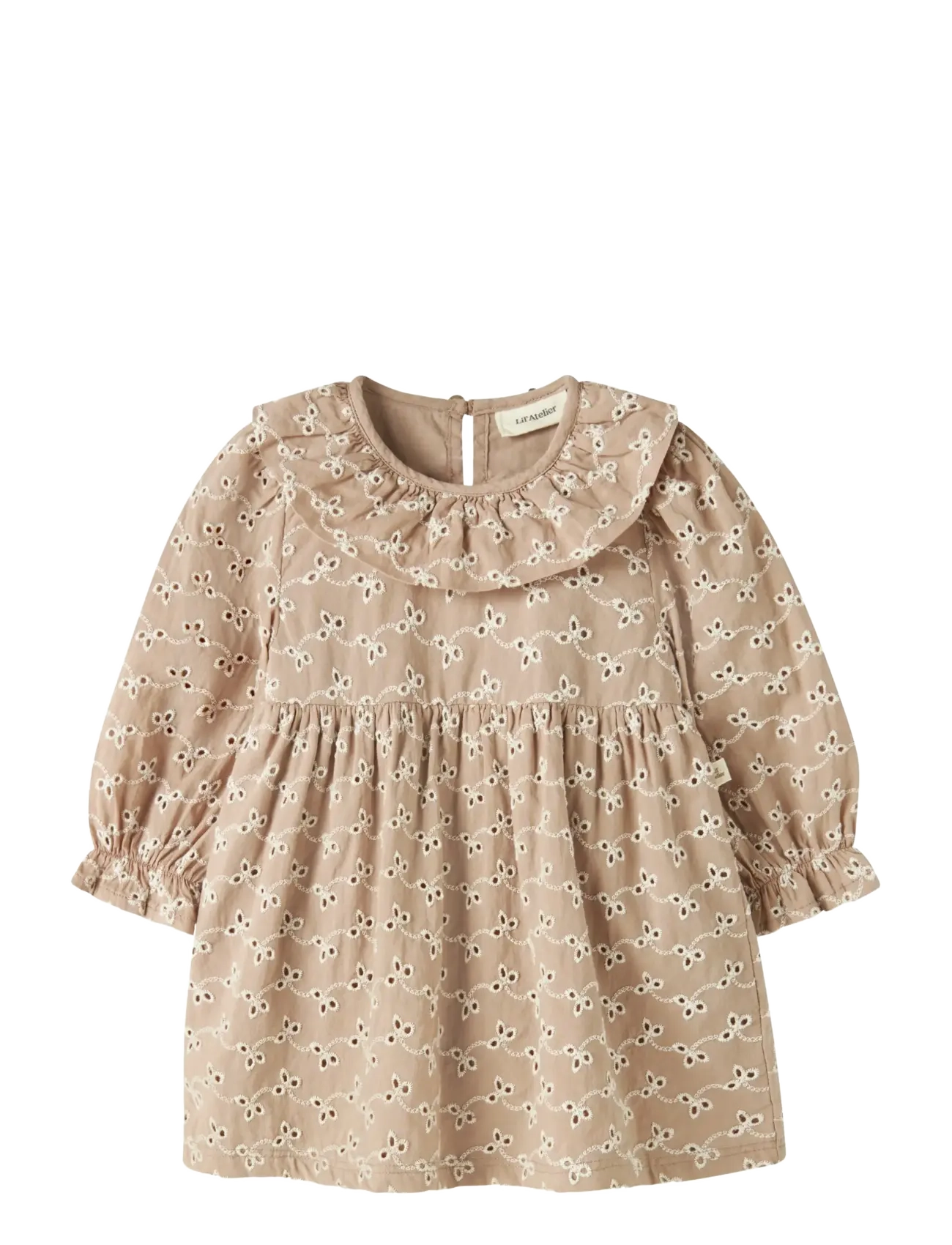Lil'Atelier NBFTESSIE LS BODY DRESS LIL - Kleider & Röcke - ROEBUCK / beige