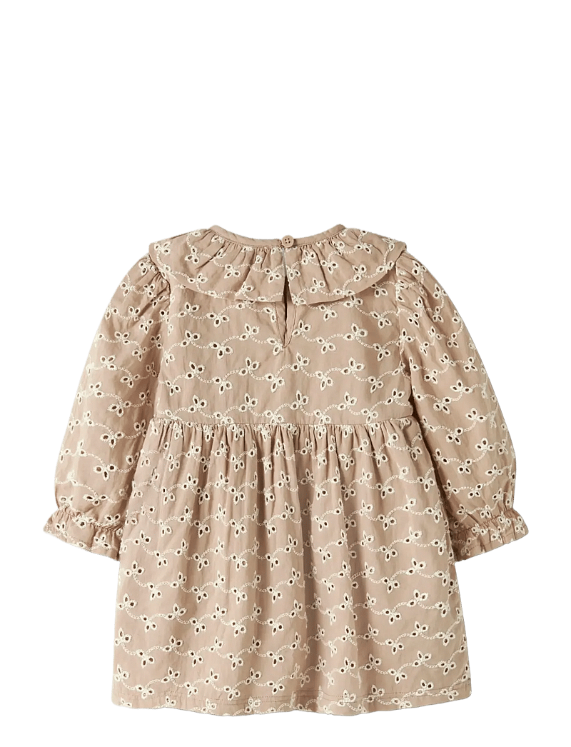 Lil'Atelier - NBFTESSIE LS BODY DRESS LIL - langärmelige babykleider - roebuck - 2