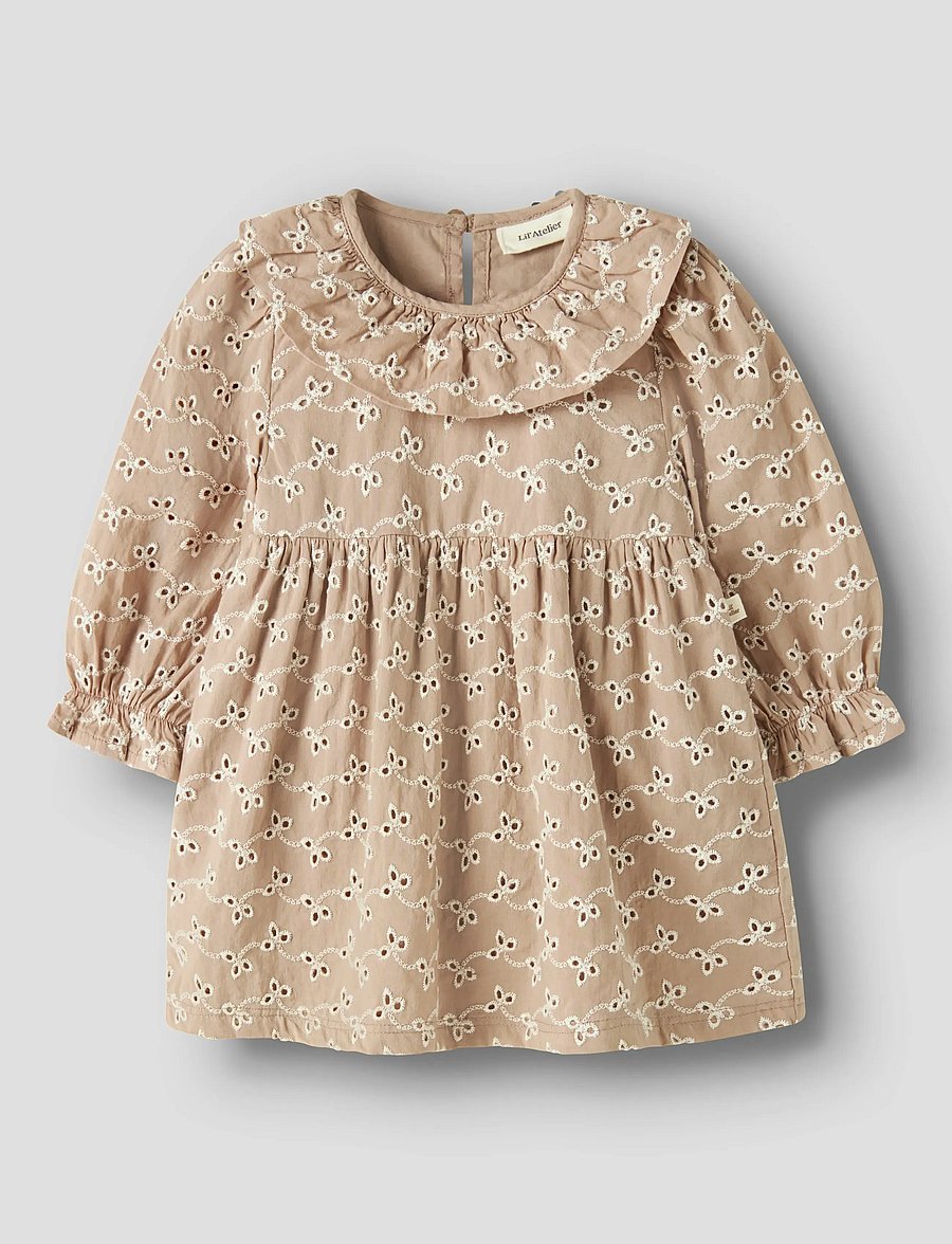 Lil'Atelier - NBFTESSIE LS BODY DRESS LIL - robes pour bébés à manches longues - roebuck - 0