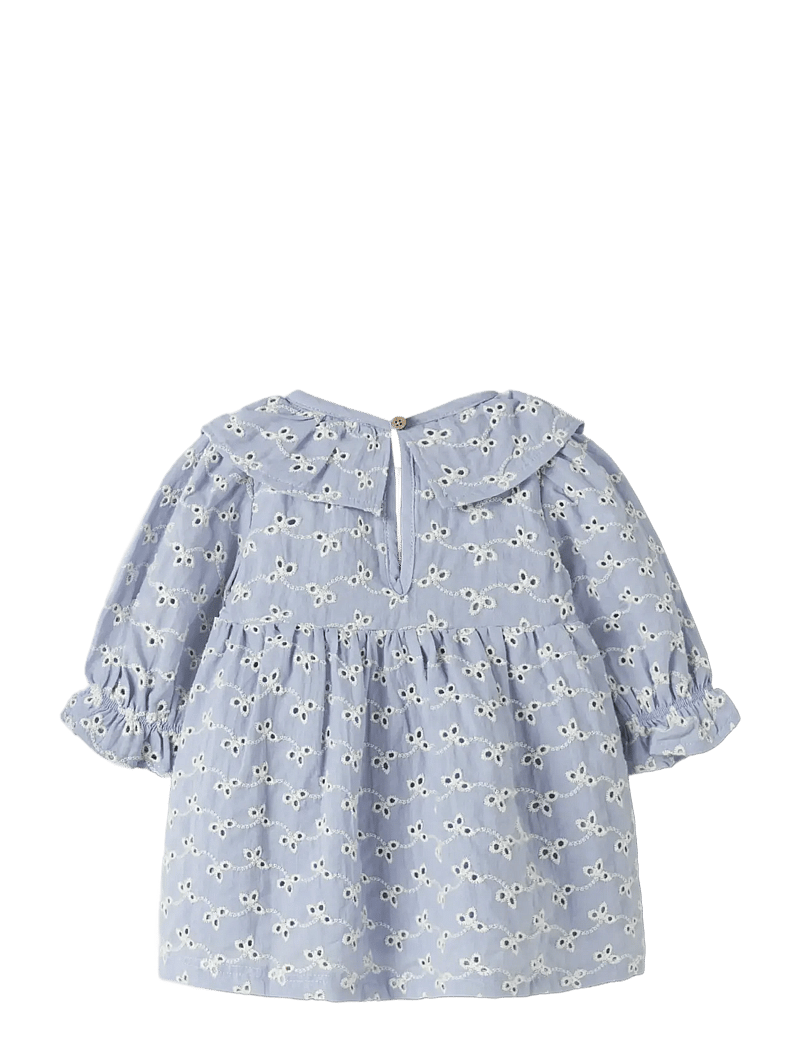 Lil'Atelier - NBFTESSIE LS BODY DRESS LIL - langärmelige babykleider - zen blue - 2