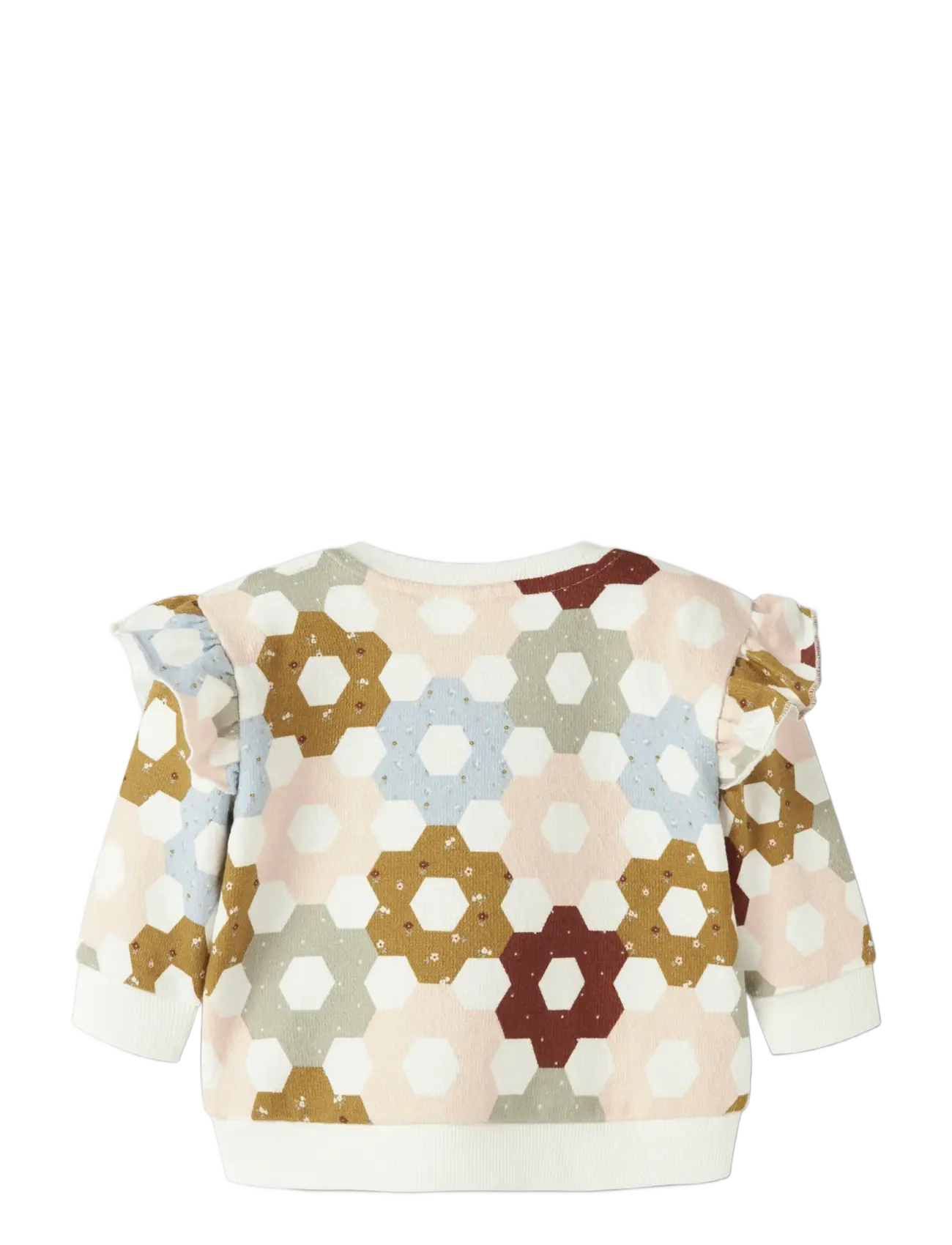 Lil'Atelier - NBFDIAS LS LOOSE SWEAT LIL - sweatshirts - coconut milk - 1