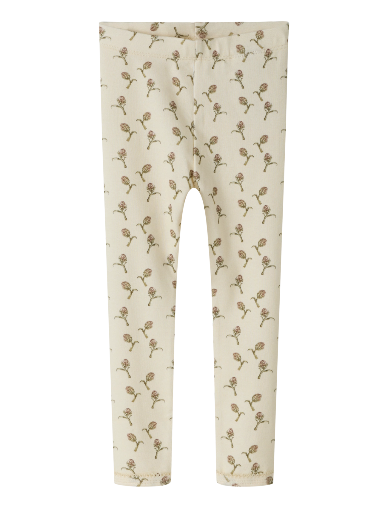 Lil'Atelier NMFGAYO SAG SLIM LEGGINGS LIL - Clothing - TURTLEDOVE / cream