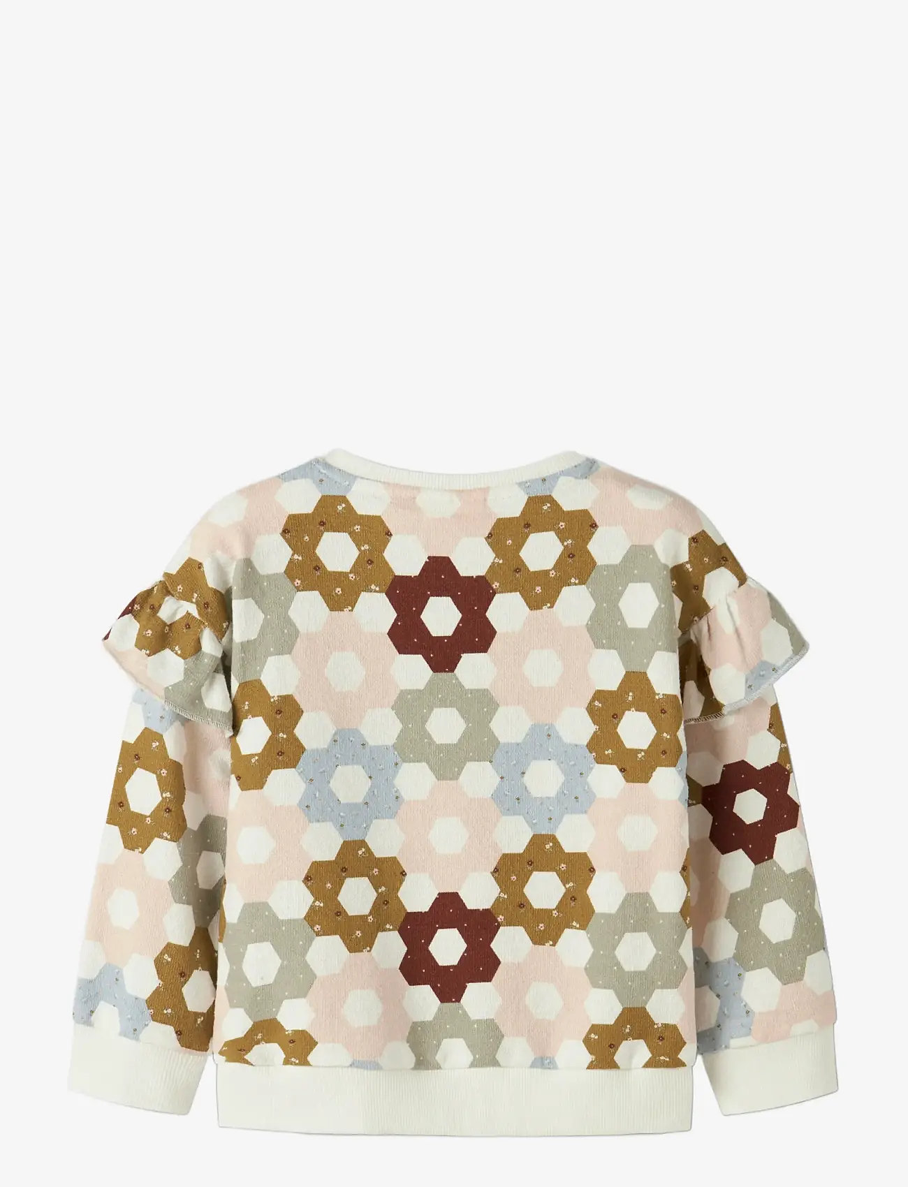 Lil'Atelier - NMFDIAS LS LOOSE SWEAT LIL - sweatshirts - coconut milk - 1