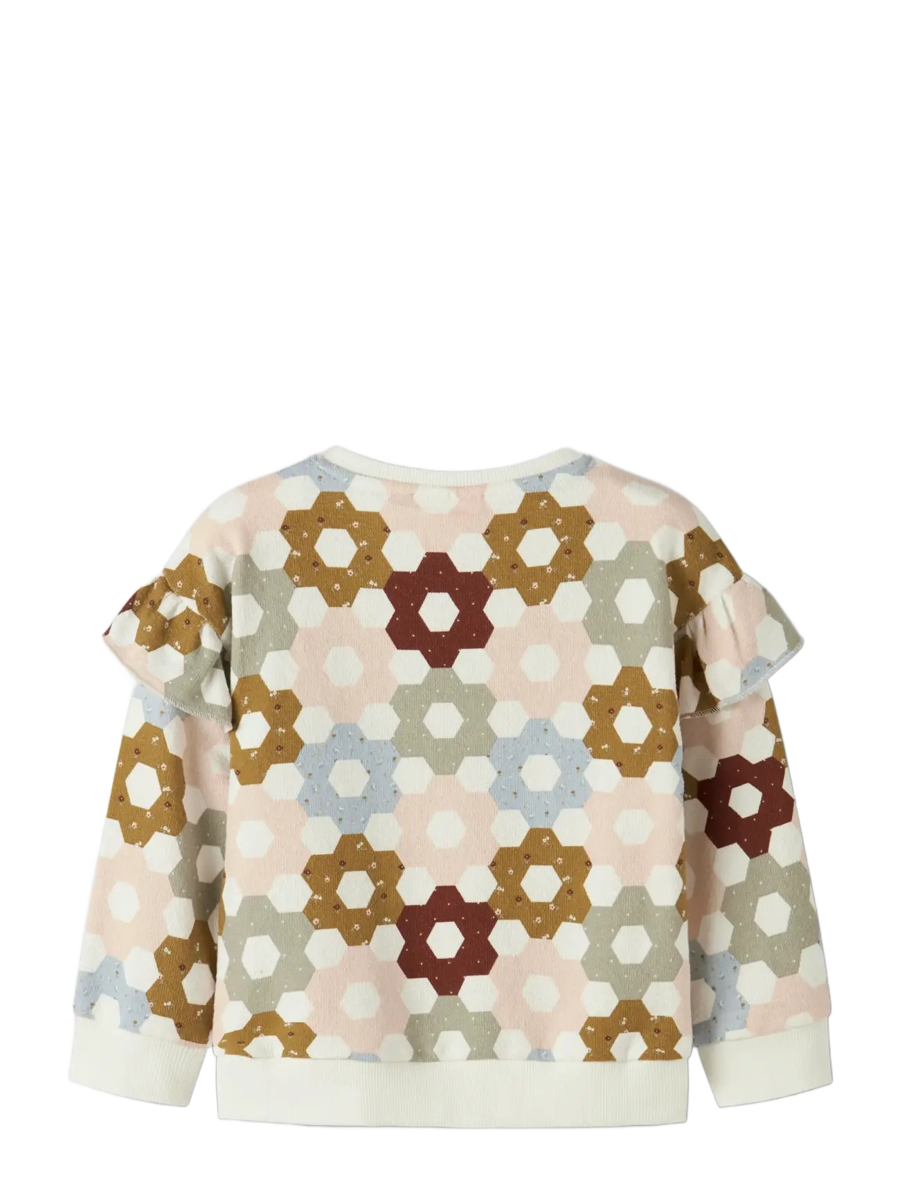 Lil'Atelier - NMFDIAS LS LOOSE SWEAT LIL - sweatshirts - coconut milk - 1