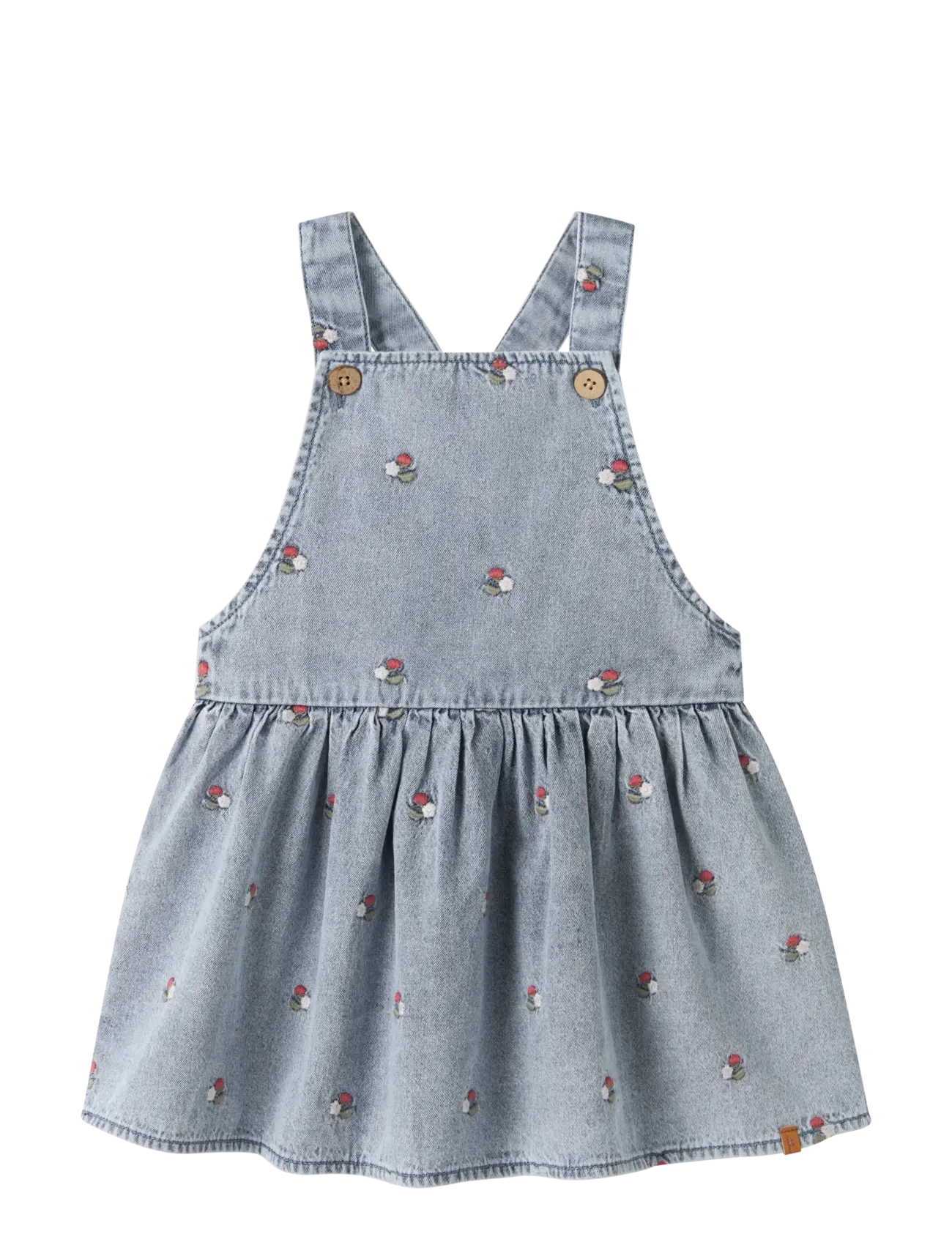 Lil'Atelier NMFFUNDA DNM EMB SKIRTALL 2106-FD LIL - Clothing - MEDIUM BLUE DENIM / blue