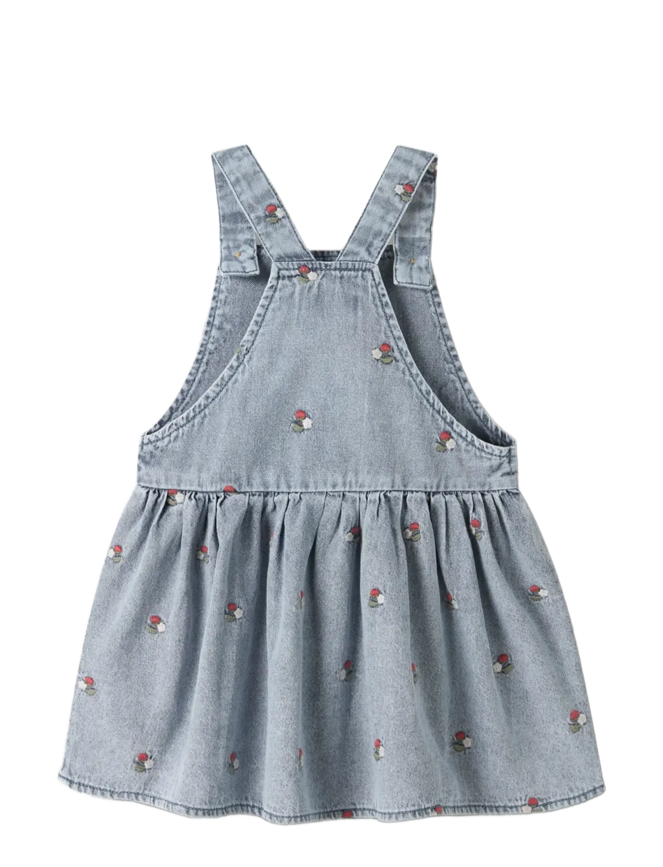 Lil'Atelier - NMFFUNDA DNM EMB SKIRTALL 2106-FD LIL - overallkjoler - medium blue denim - 1