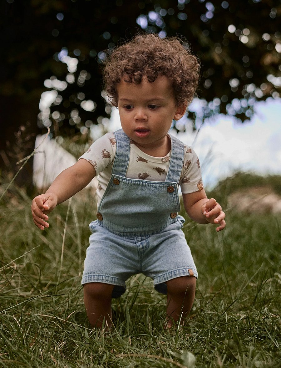 Lil'Atelier - NBMFUNDA LOOSE SHORTALL 5552-FD LIL - jumpsuits - medium blue denim - 3