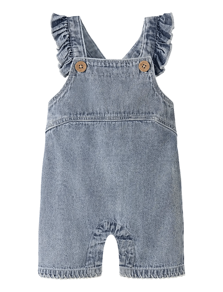 Lil'Atelier - NBFFUNDA LOOSE DNM SHORTALL 5552-FD LIL - jumpsuits - medium blue denim - 0