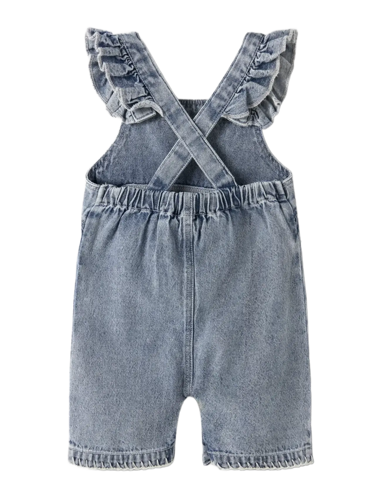 Lil'Atelier - NBFFUNDA LOOSE DNM SHORTALL 5552-FD LIL - jumpsuits - medium blue denim - 1