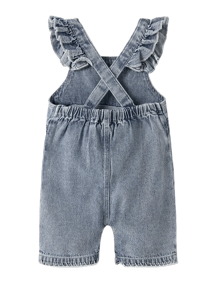 Lil'Atelier - NBFFUNDA LOOSE DNM SHORTALL 5552-FD LIL - jumpsuits - medium blue denim - 1