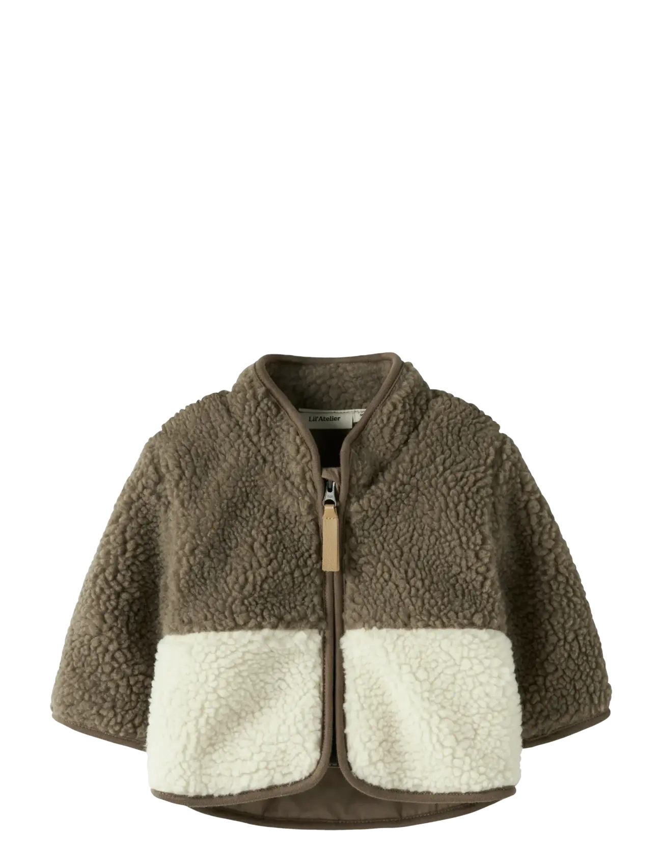 Lil'Atelier NBMLAJO LOOSE JACKET LIL - Fleecejacke - TURTLEDOVE / khaki/green