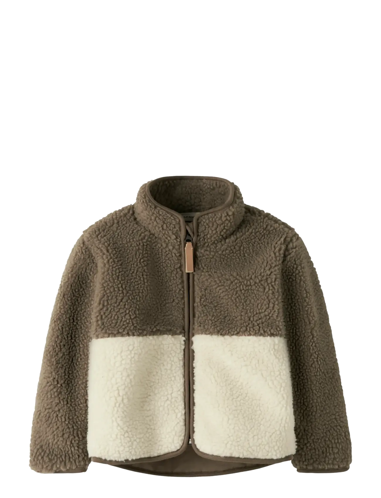 Lil'Atelier NMMLAJO LOOSE JACKET LIL - Fleecejacke - TURTLEDOVE / khaki/green