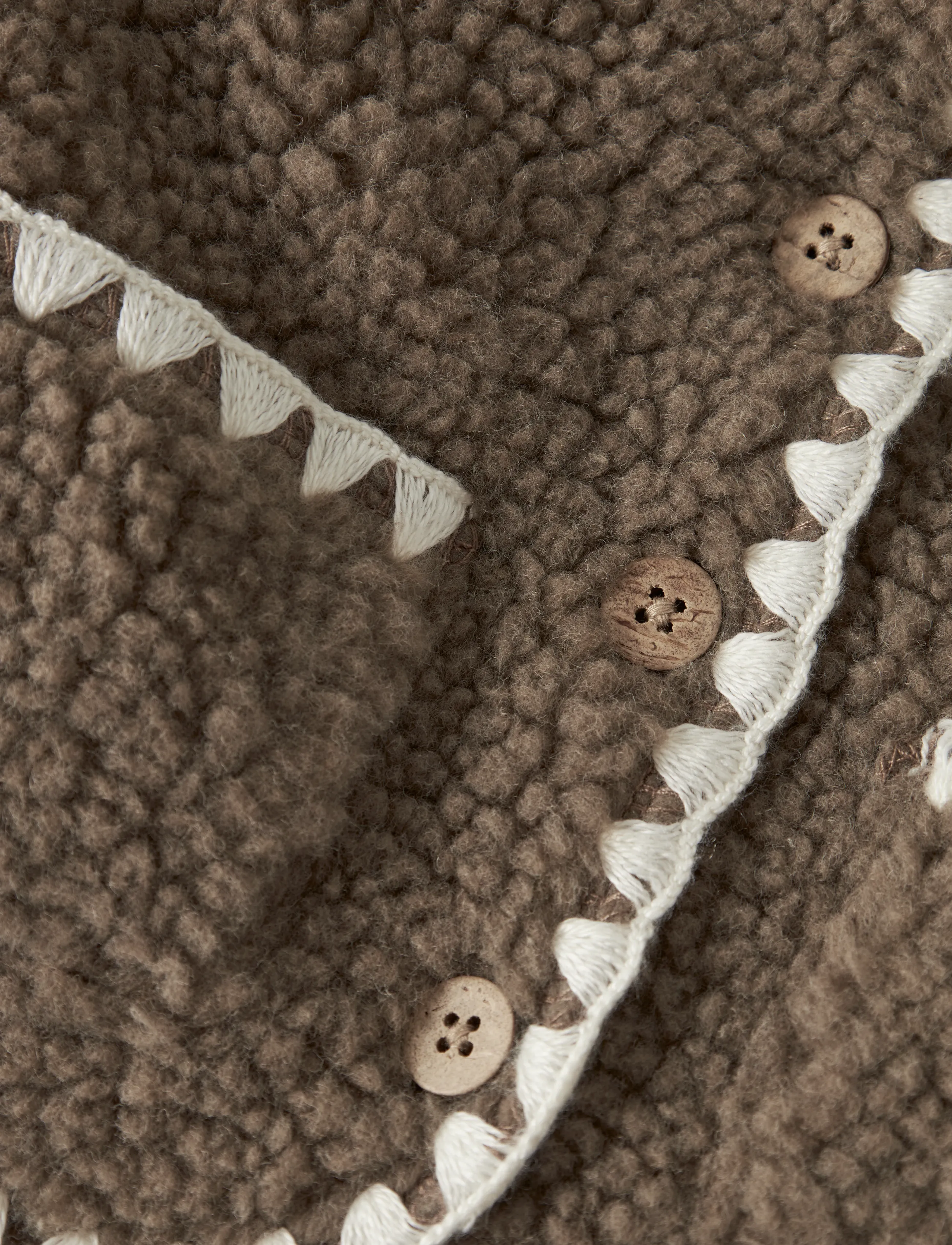 Lil'Atelier - NBFLAJO LOOSE JACKET LIL - fleecejakker - shitake - 2