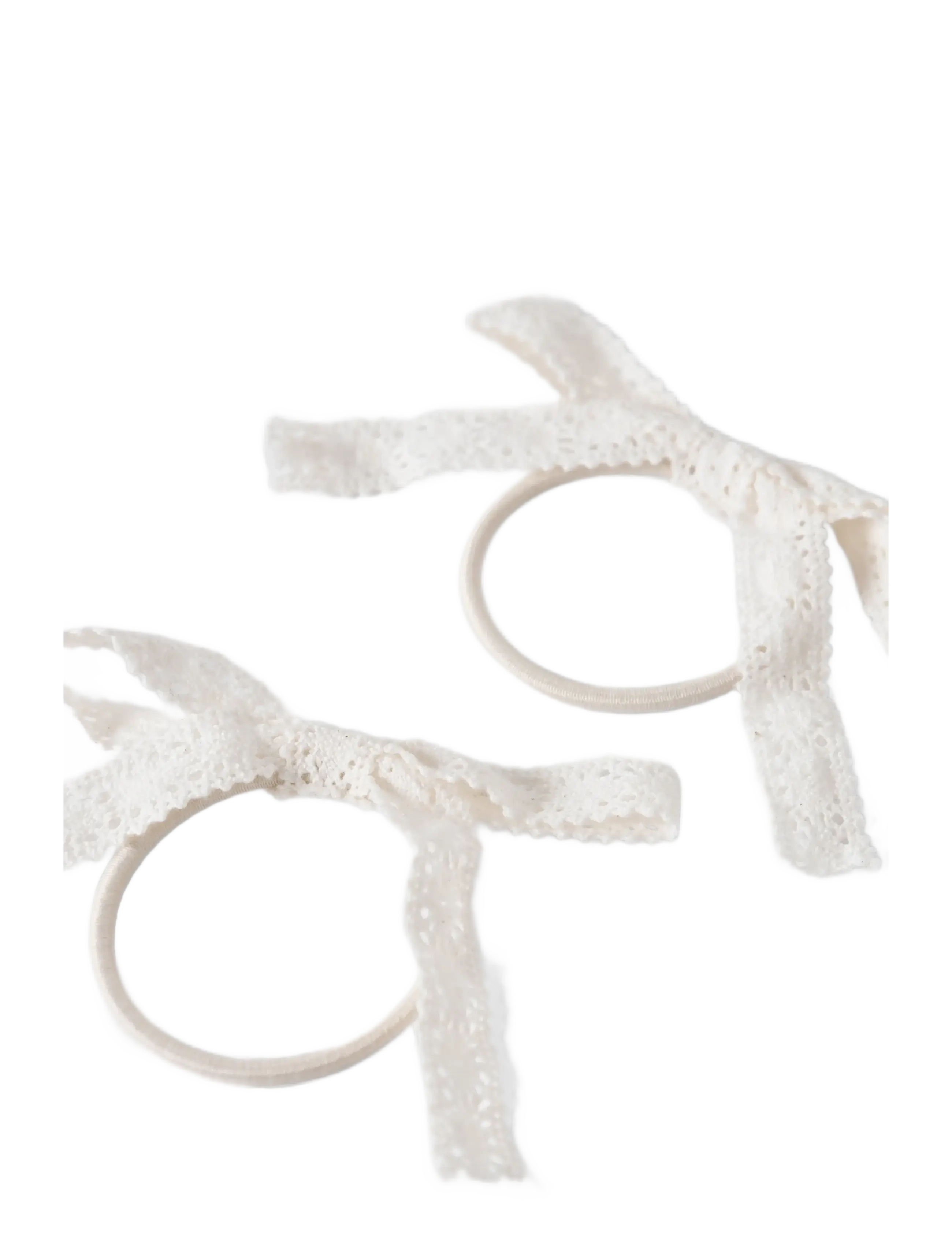 Lil'Atelier - NMFACC-HUA 2P HAIR ELASTIC LIL - haarband - coconut milk - 1