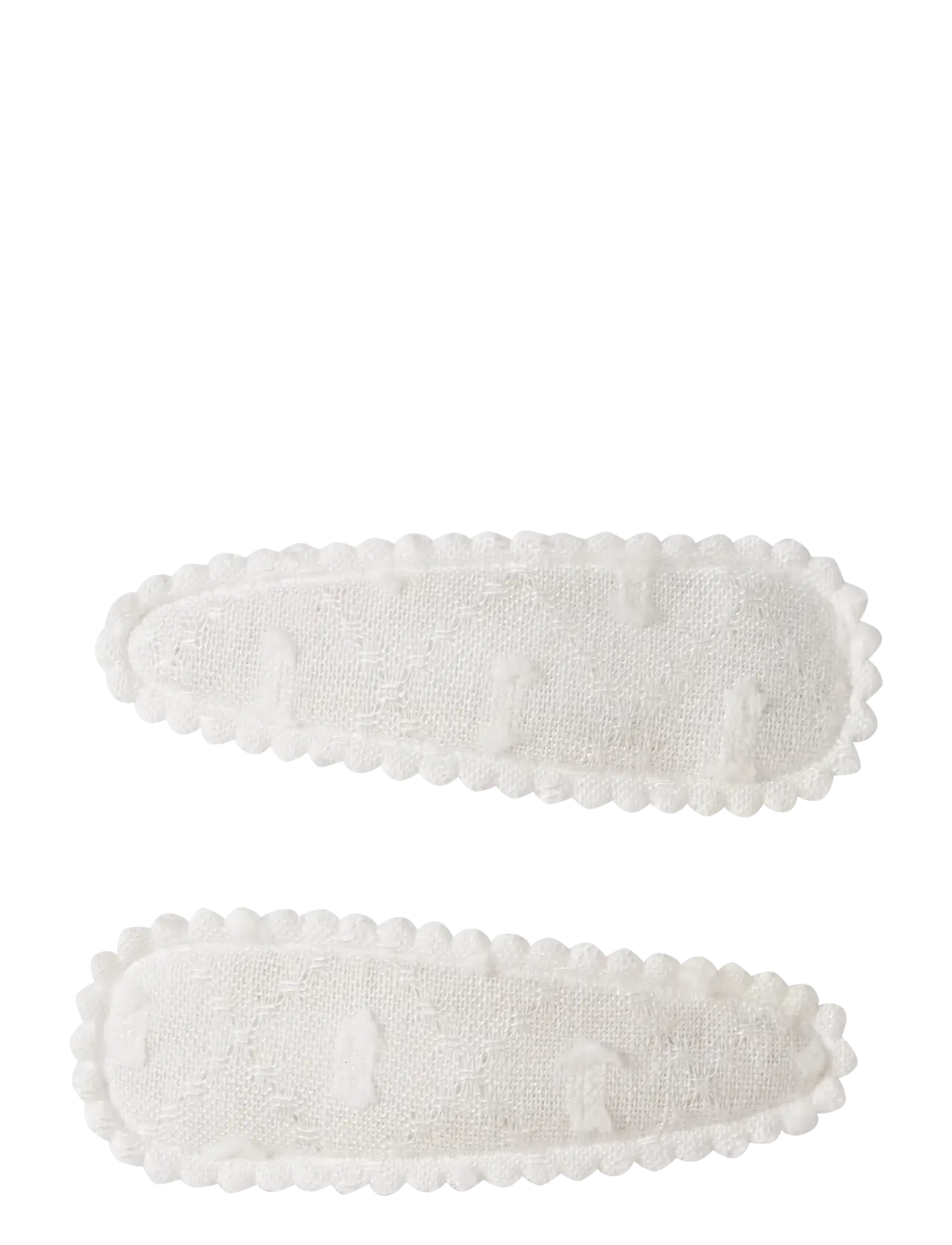 Lil'Atelier NMFACC-HACE 2P HAIR CLIP LIL - Lil'Atelier - COCONUT MILK / white