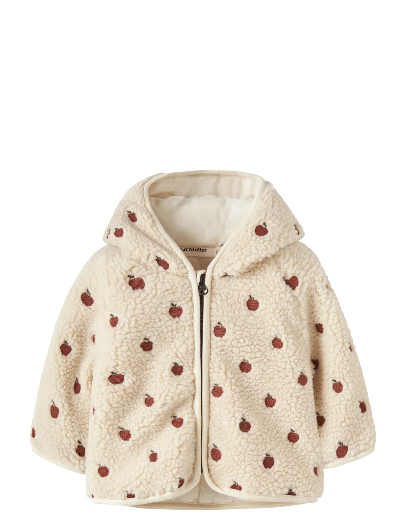 Lil'Atelier NBFNALO SIA LOOSE SHERPA JACKET LIL - Fleecejacken - TURTLEDOVE / cream