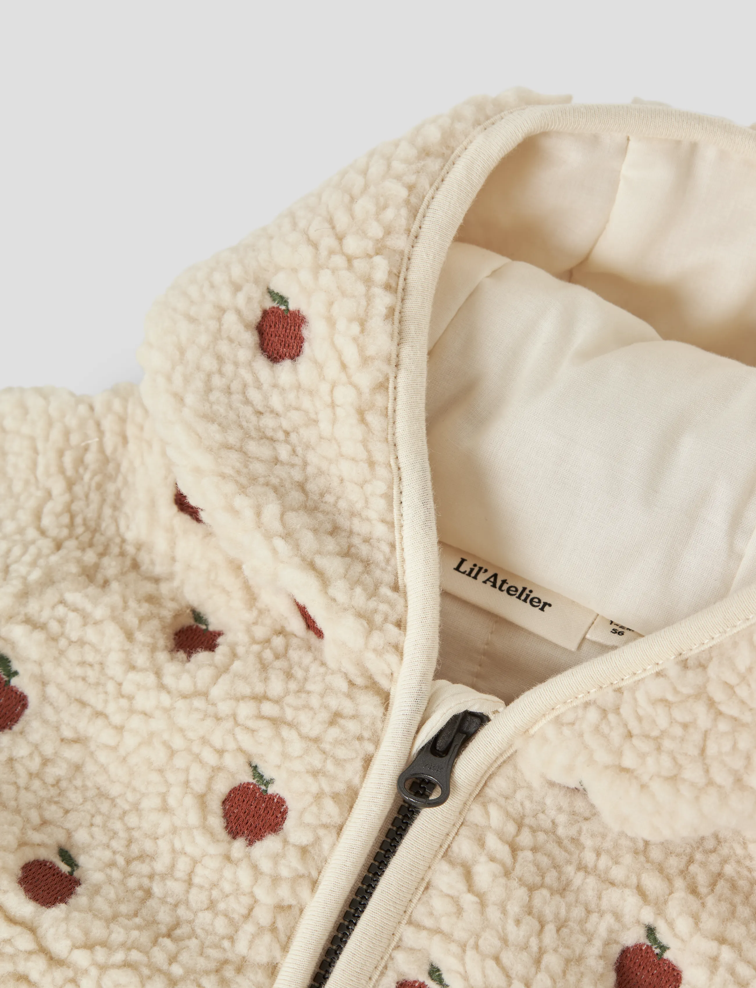 Lil'Atelier - NBFNALO SIA LOOSE SHERPA JACKET LIL - turtledove - 5