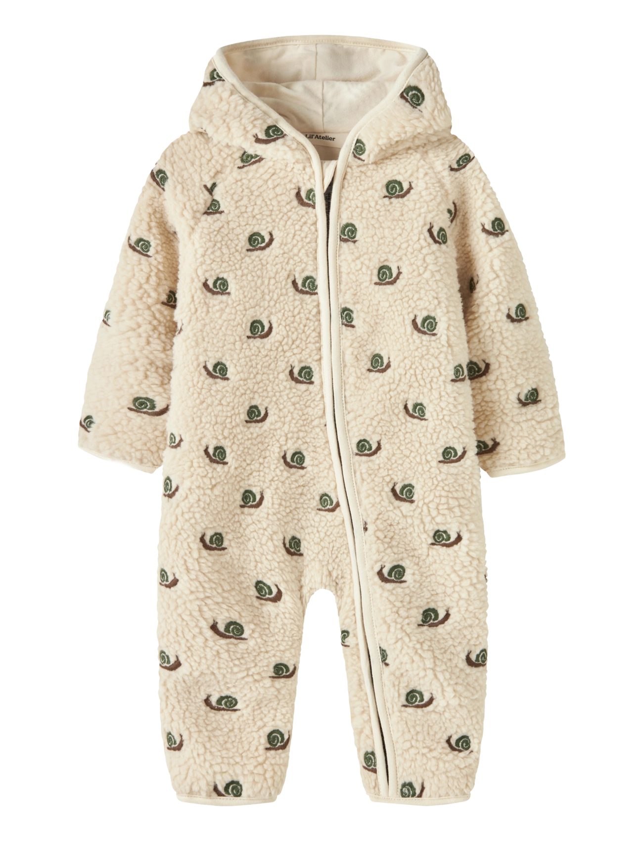 Lil'Atelier NBMNALO SUI LS LOOSE SUIT LIL - Fleece-Sets - TURTLEDOVE / cream